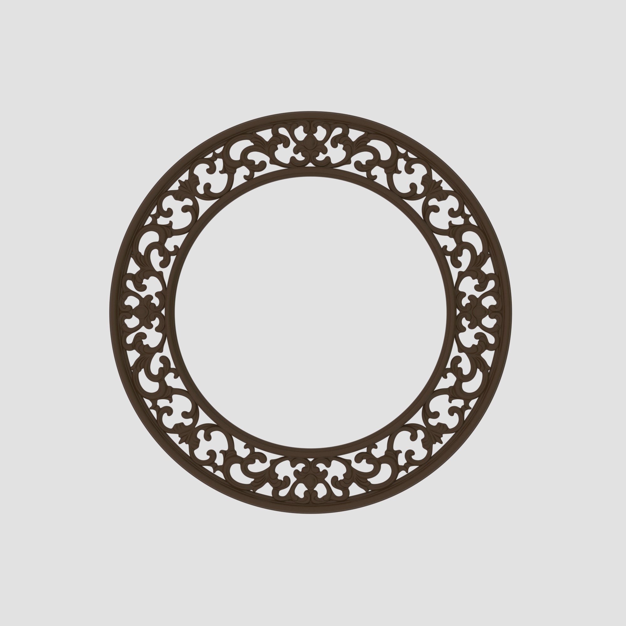 Vintage Arched Wall Mirror with Distressed Carved Frame Mirror