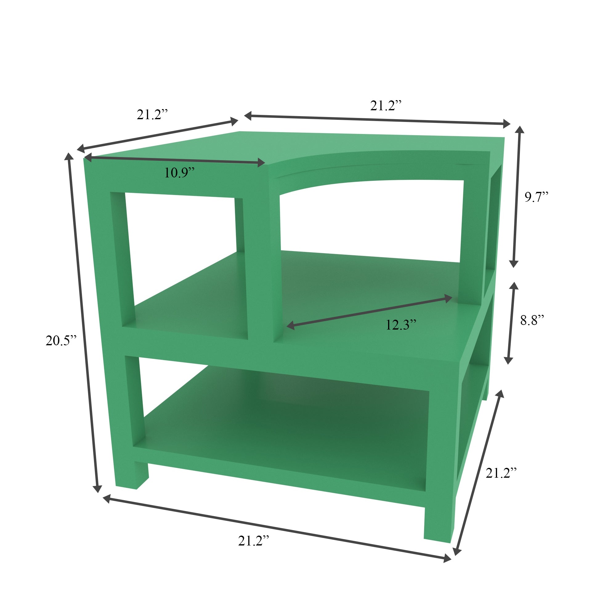 Elegant Accent Table - Handcrafted Indian Design Rack