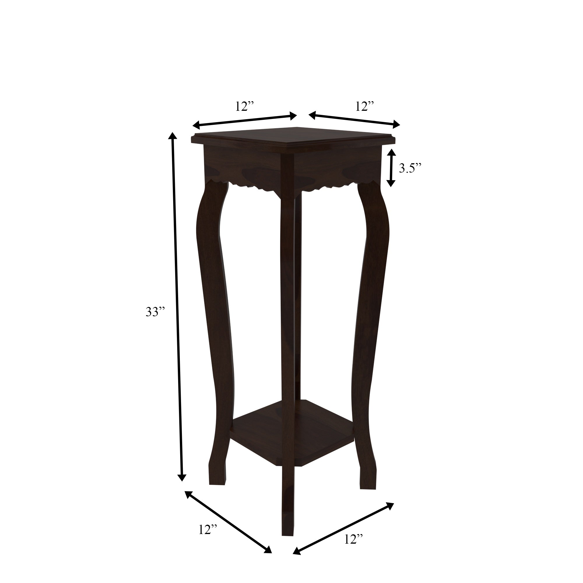 Handcrafted Side Table - Traditional Indian Design End Table