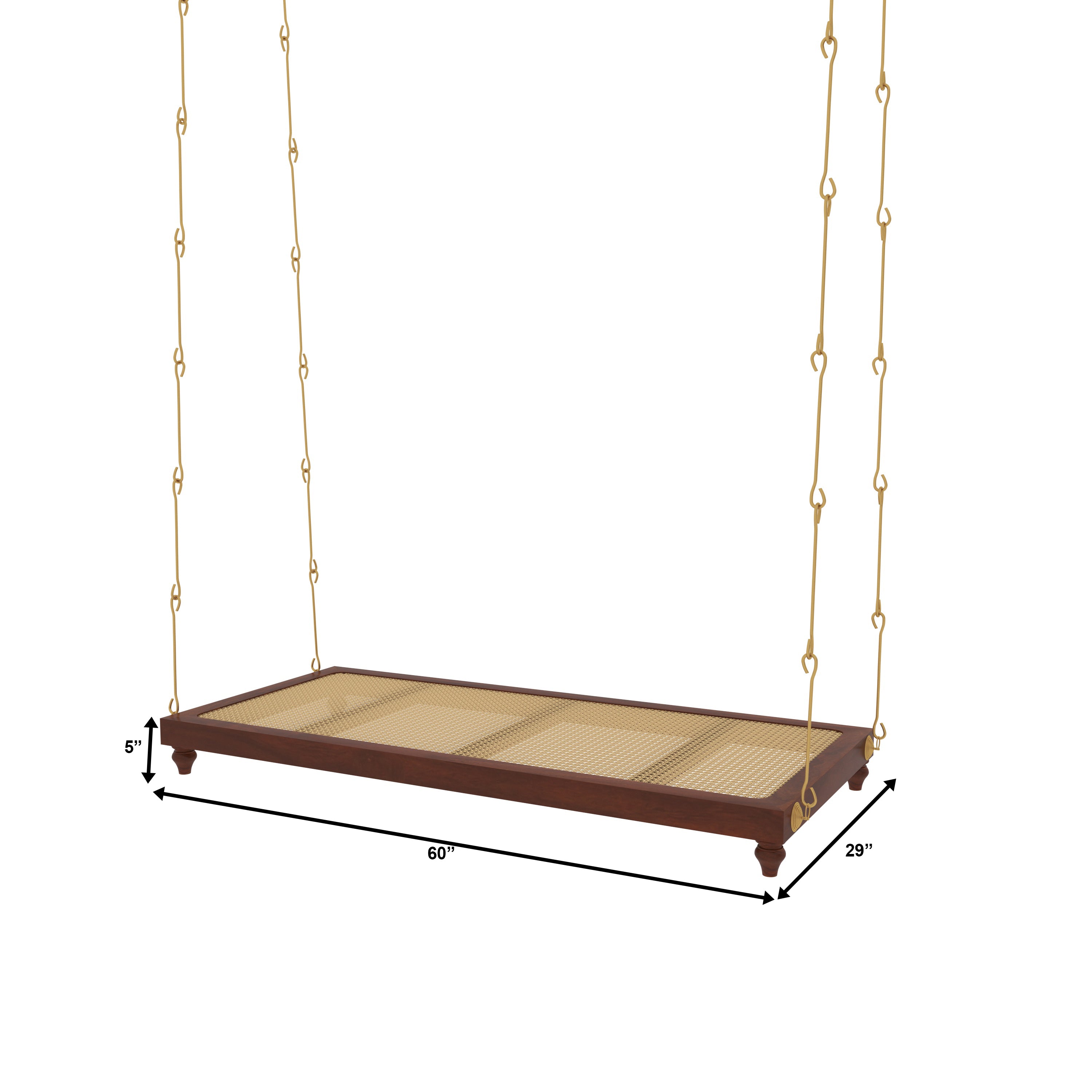 Elegant Indoor Jhula Swing for Balcony Spaces Swing