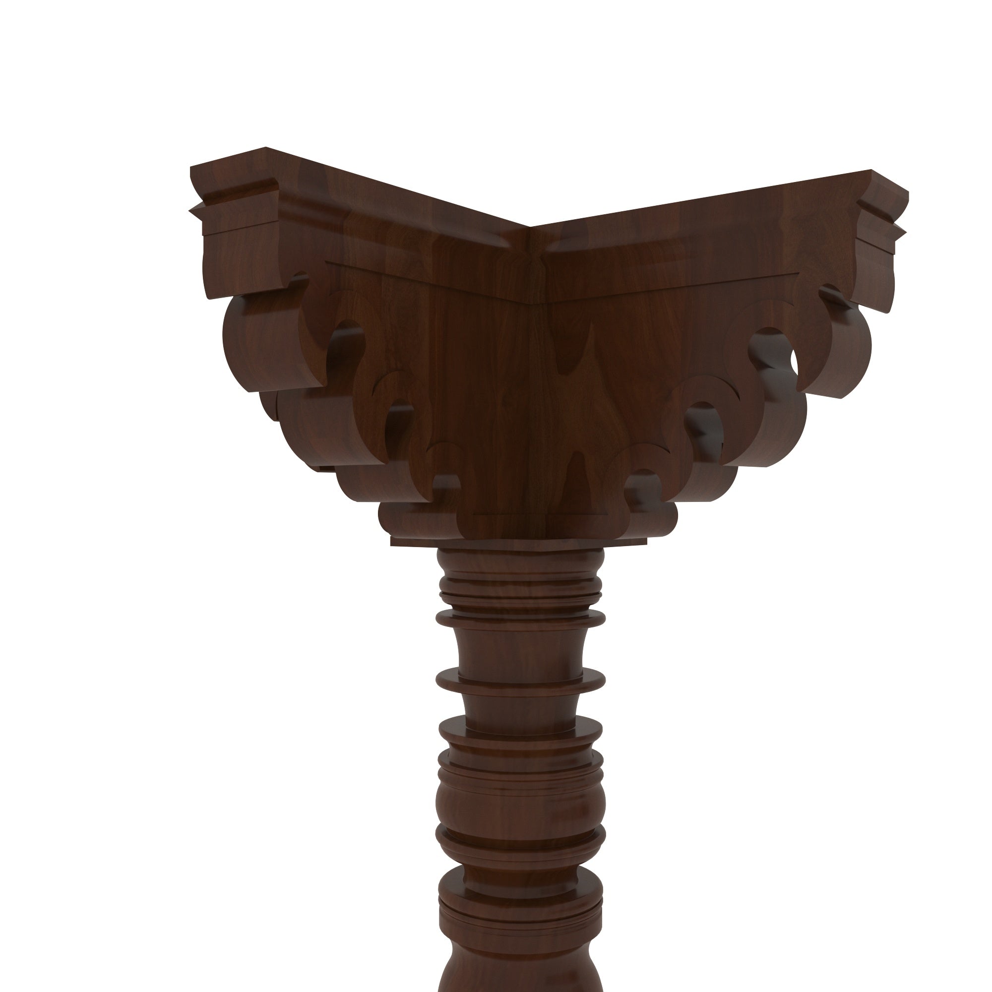 Handcrafted Heritage Pillar - Regal Indian Architecture Pillar