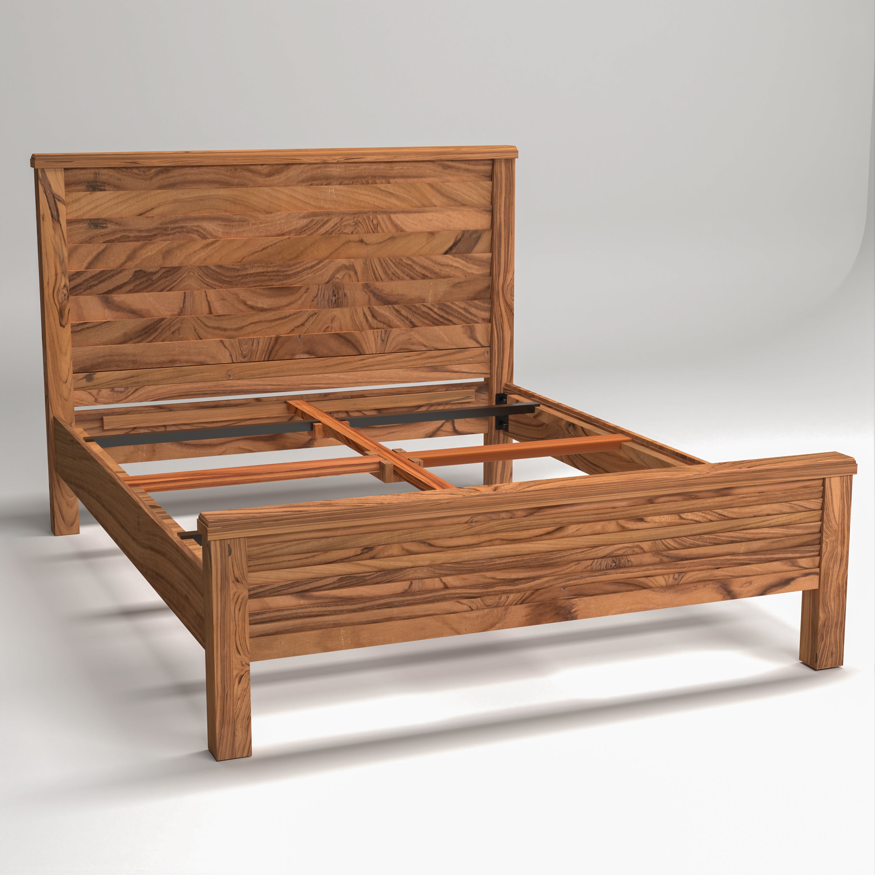 Cottage Look Bed (Teak wood) Bed