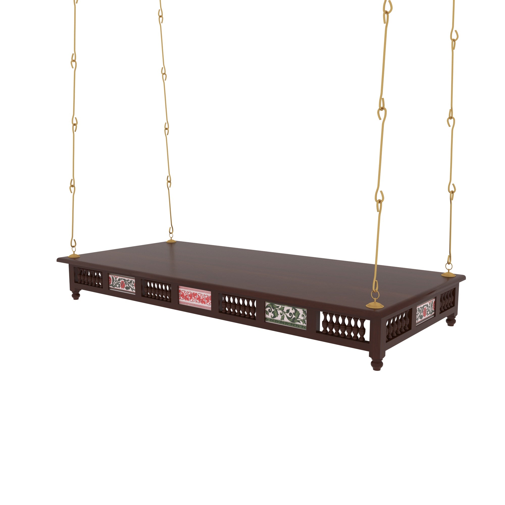 Exquisite Carved Swing - Traditional Jhula Artistry Swing