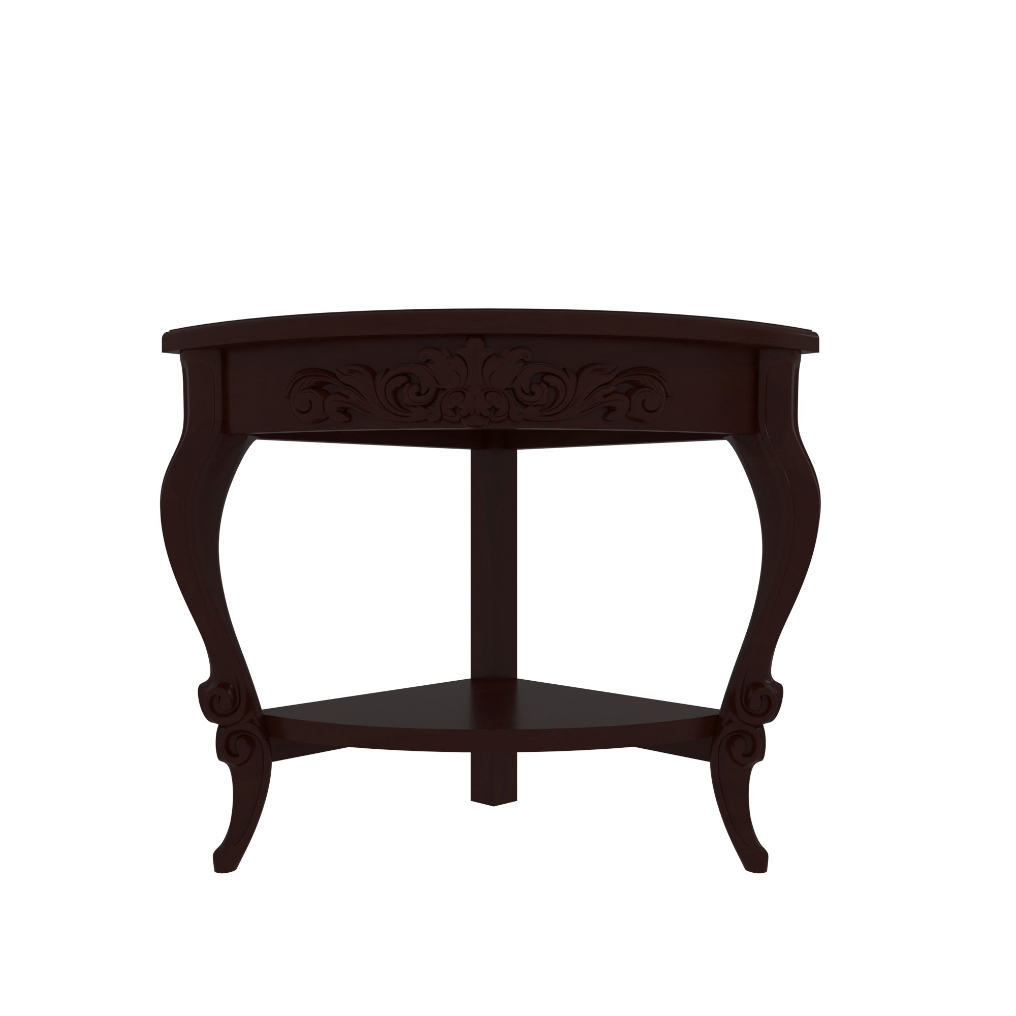 Ornate Side Table - Traditional Indian Accent Piece End Table