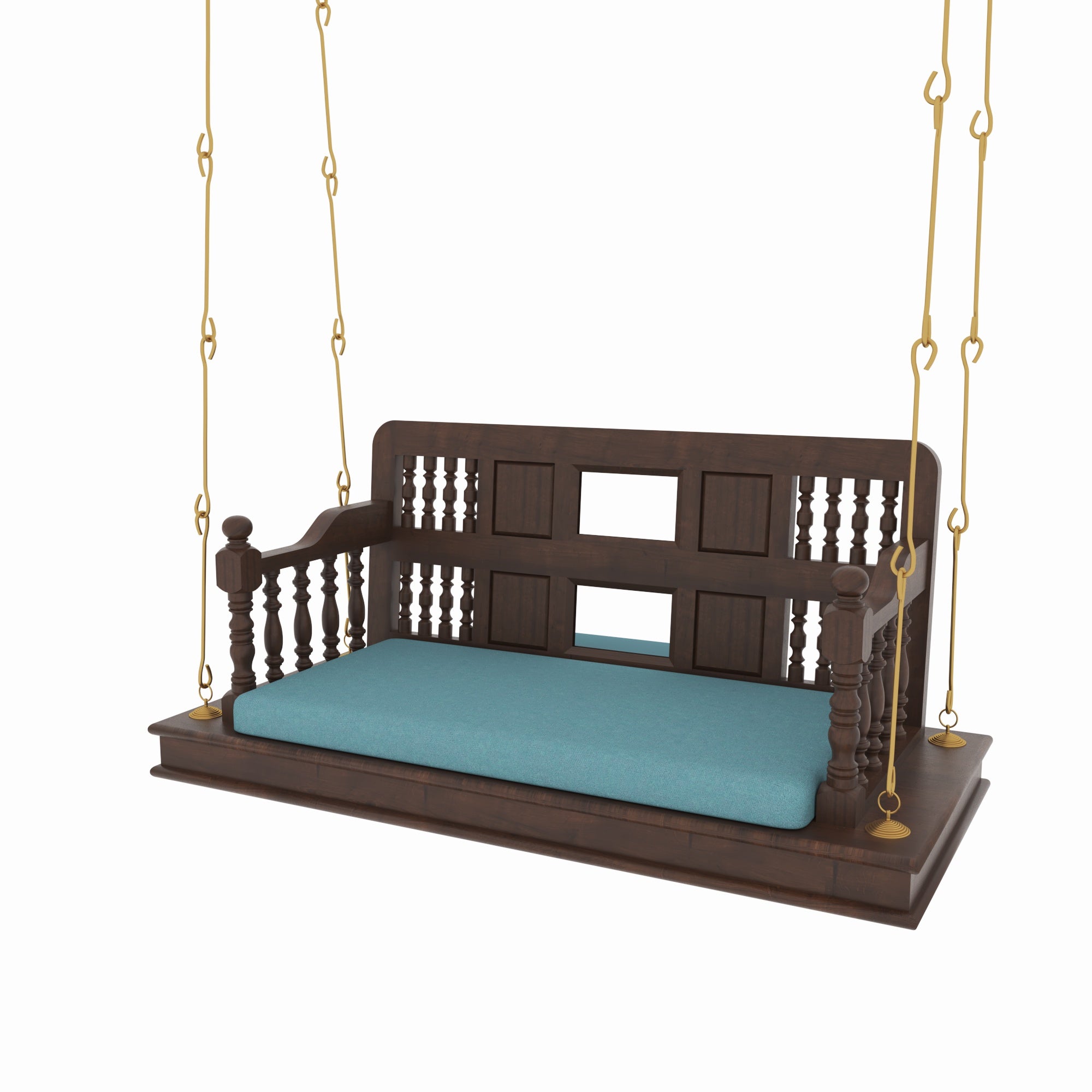 Colonial Spindle Arm Hanging Swing Swing