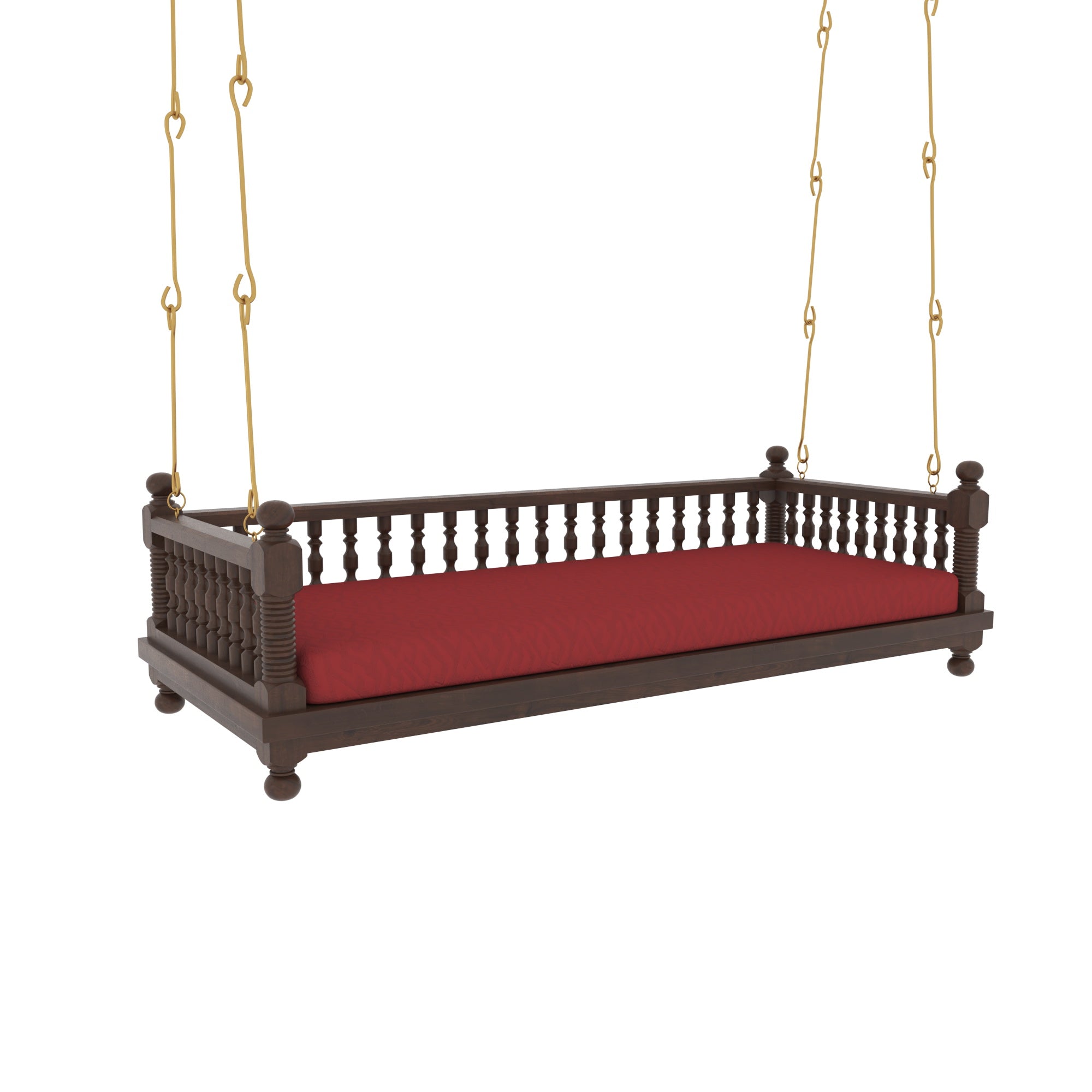 Grand Colonial Baluster Hanging Swing Swing