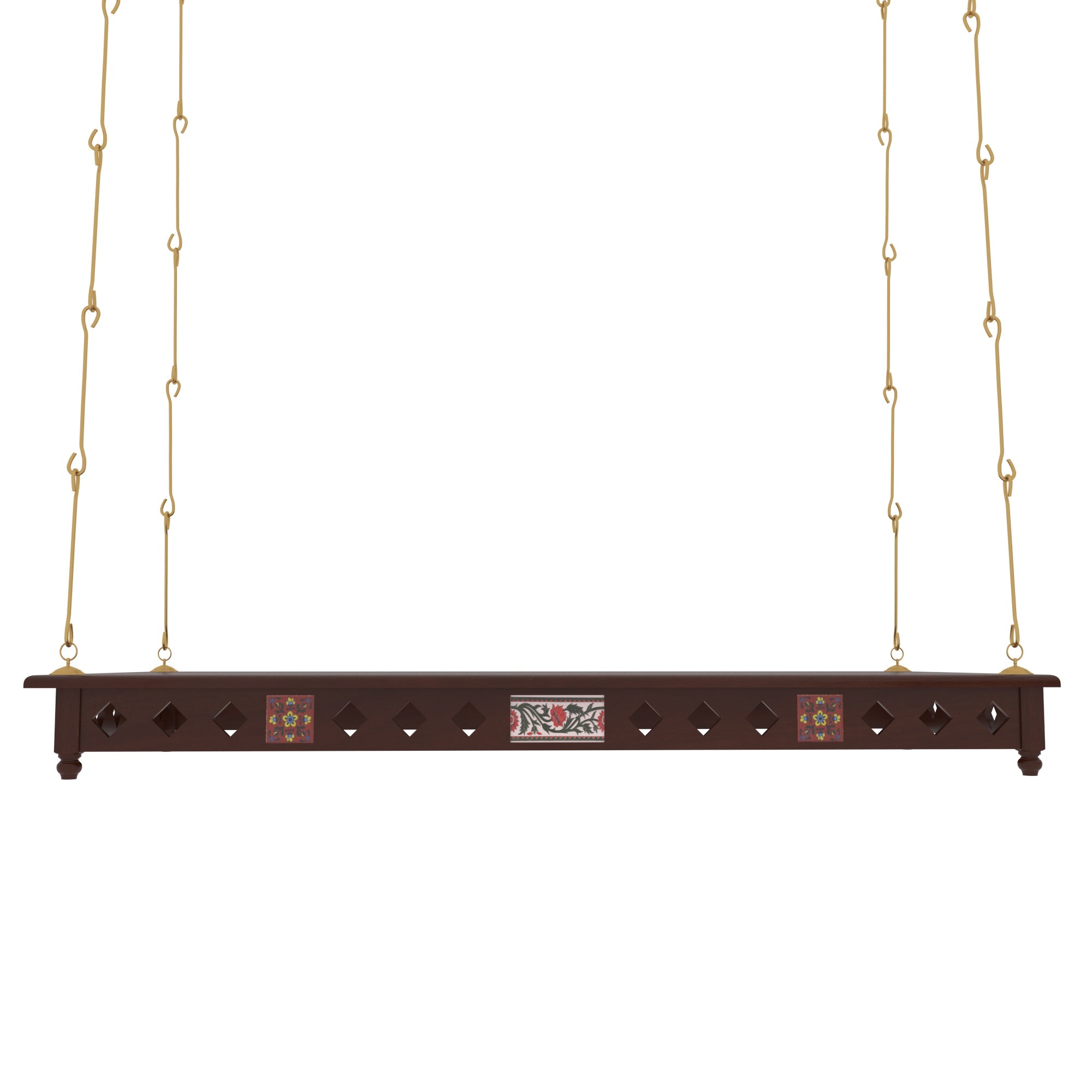 Ornate Indian Swing - Handcrafted Jhula Seat Swing