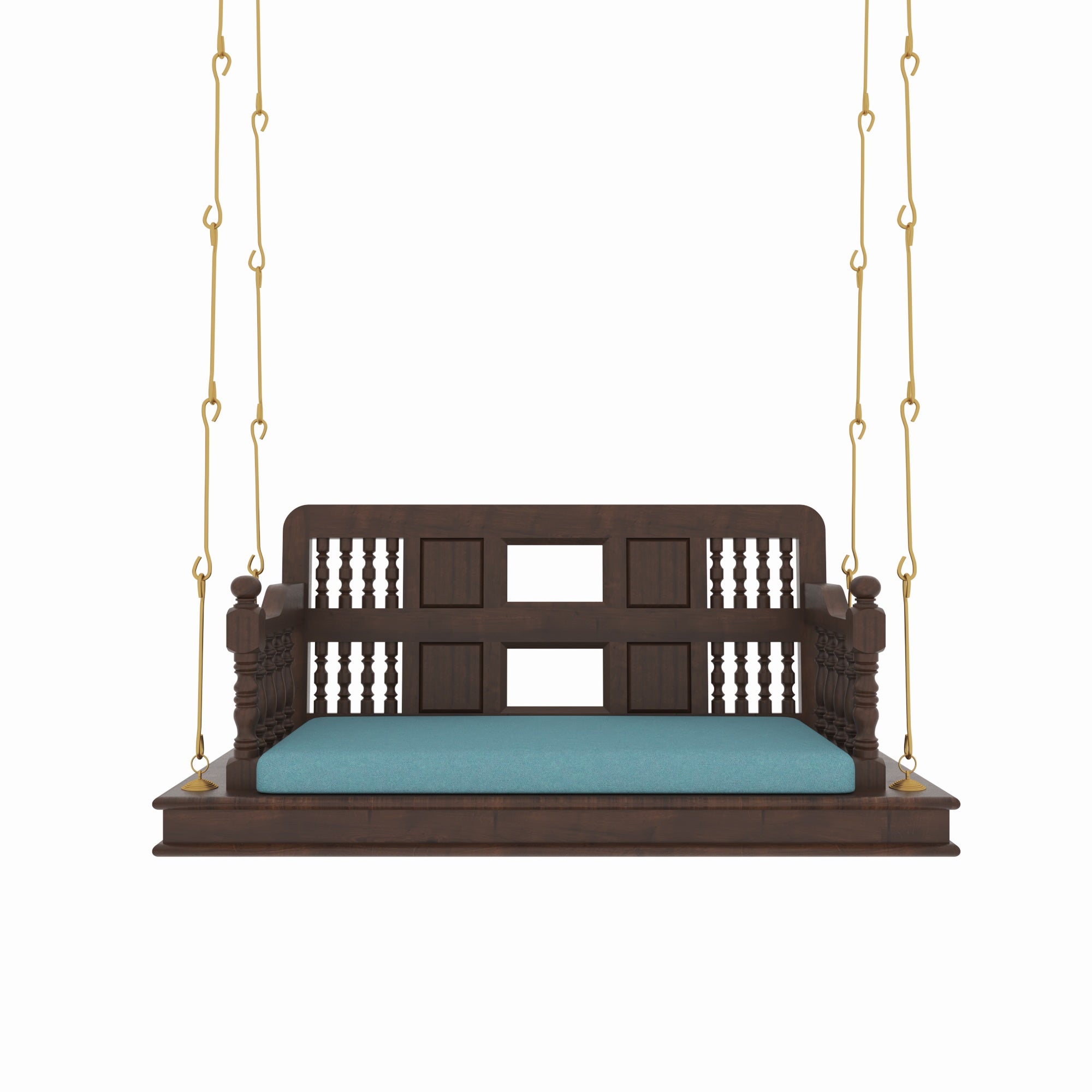 Colonial Spindle Arm Hanging Swing Swing