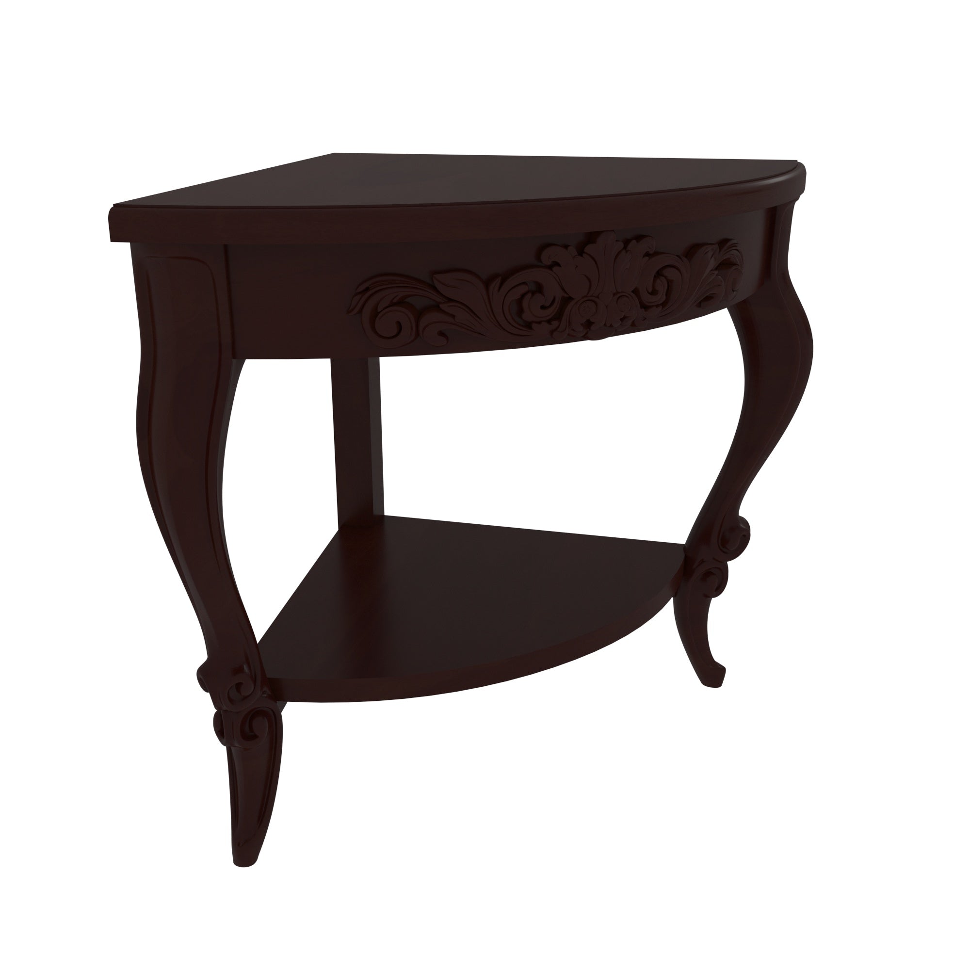 Ornate Side Table - Traditional Indian Accent Piece End Table
