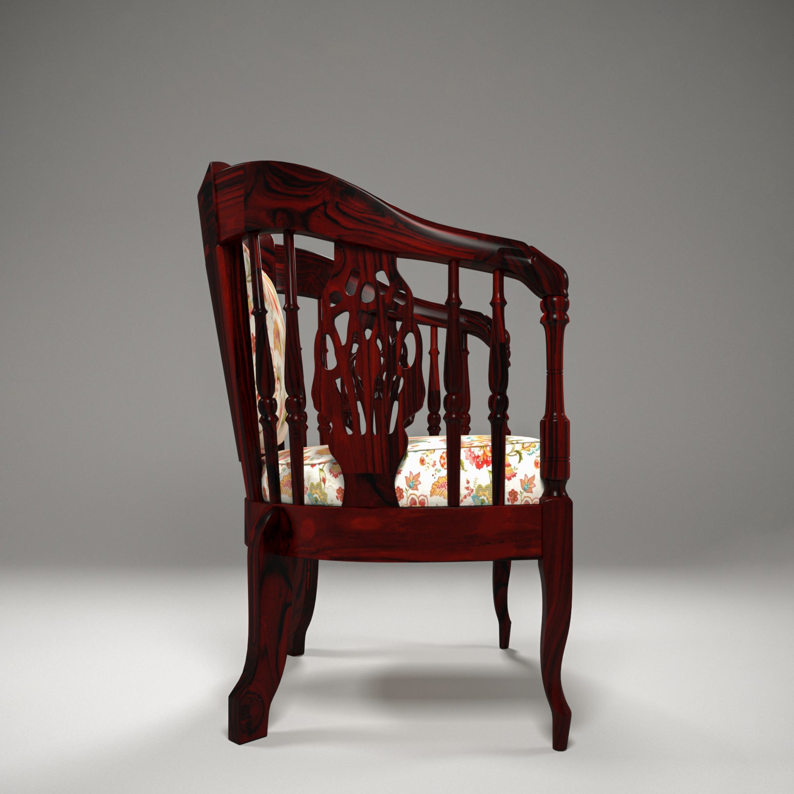 Vintage Touch Elegant Wooden Handmade Arm Chair for Home Arm Chair