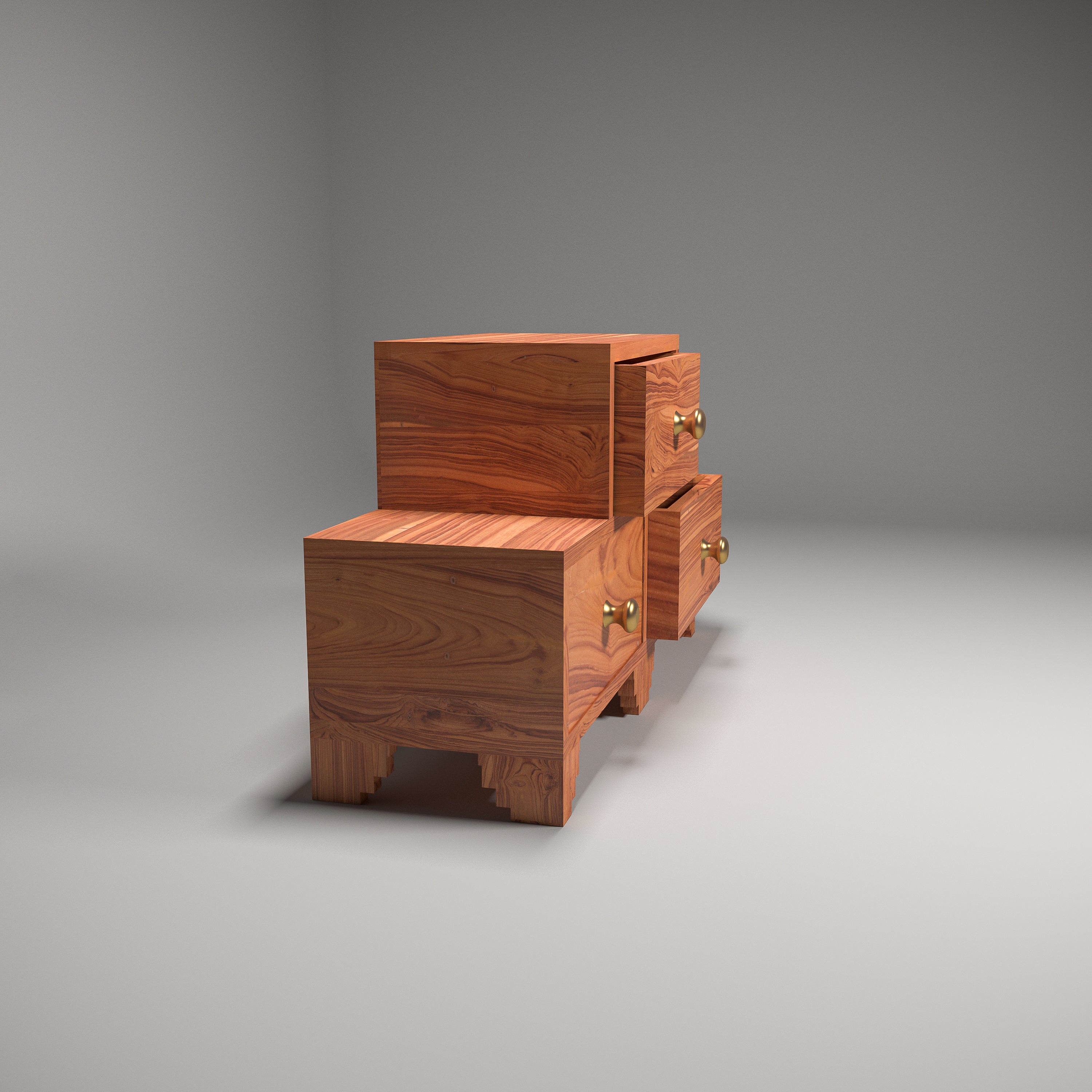 Triple Compartment Tower Premium Desk Organiser Desk Organizer