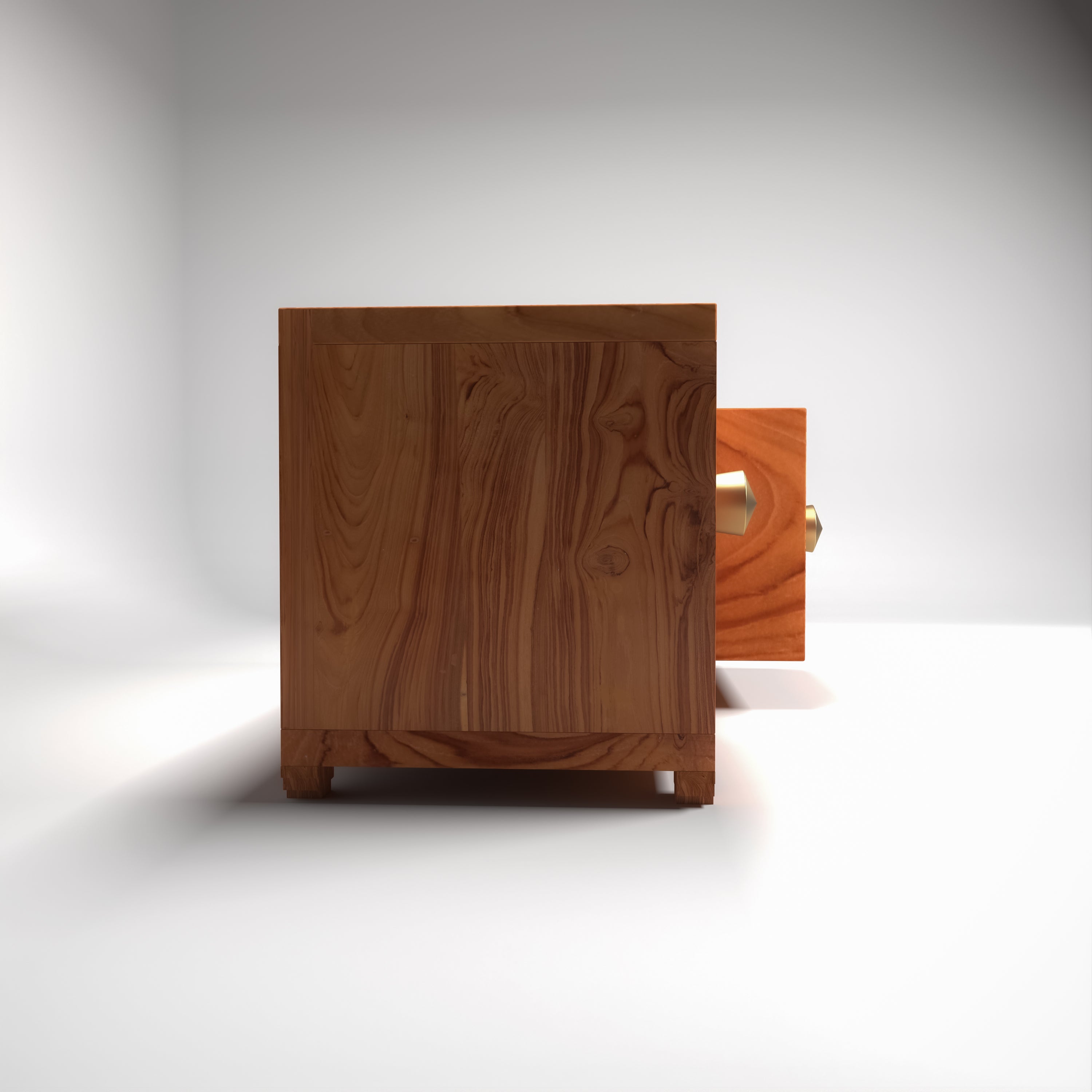 Double Drawer Long Top Classic Wooden Desk Organiser Desk Organizer