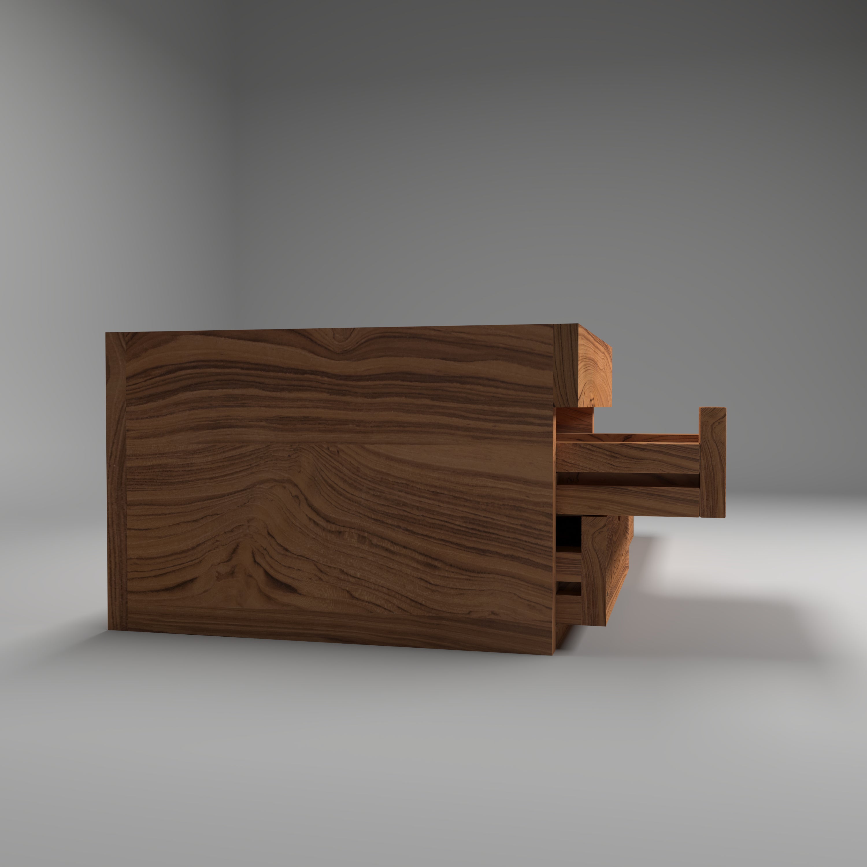 7-compartment Wood Desk Organizer Desk Organizer
