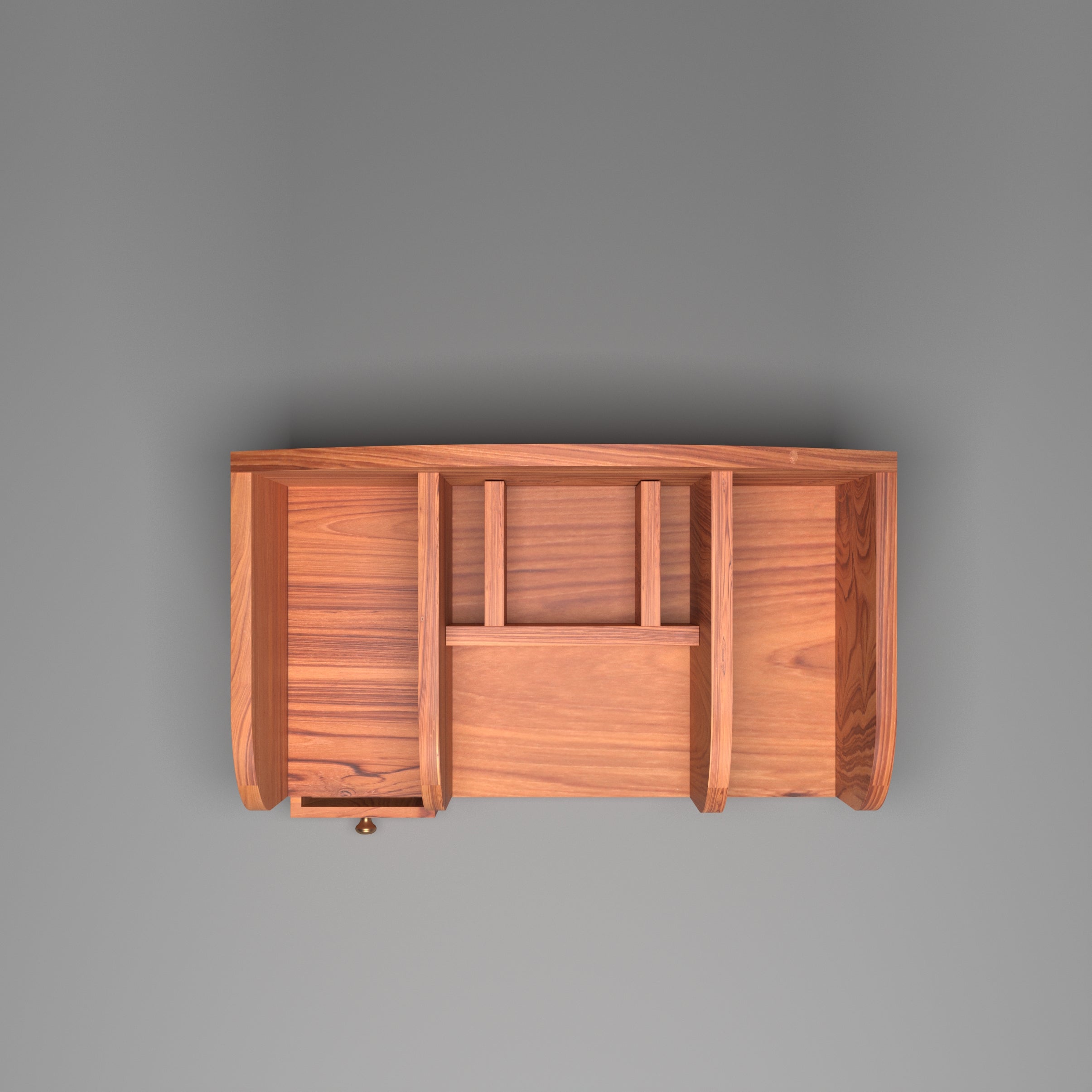 Southern Wooden Arch-shaped Multipurpose Organizer Desk Organizer