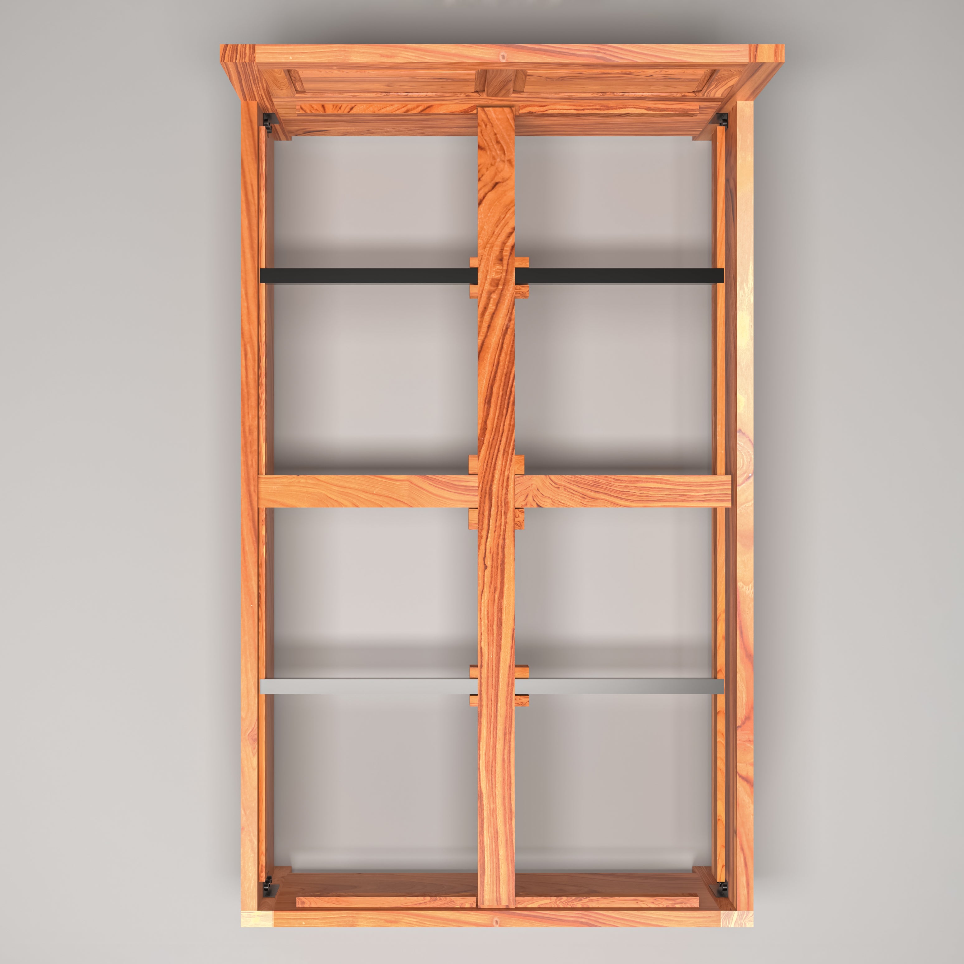 Wooden Designed Single Bed (Teak Wood) Bed