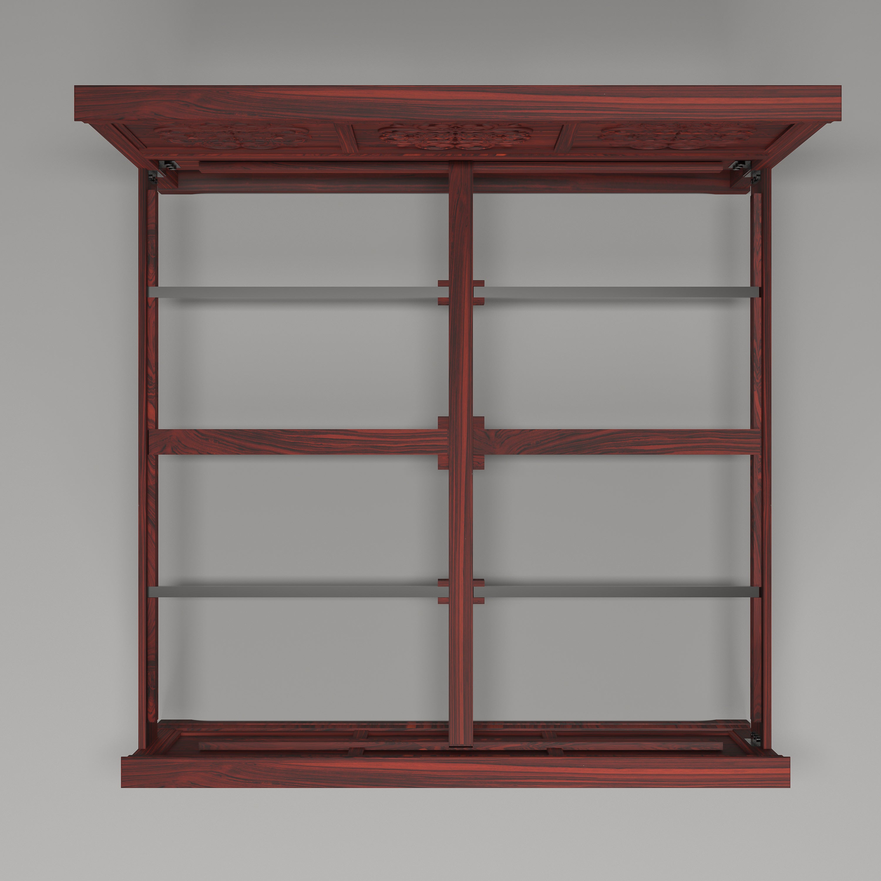 Solid wood Flower Carved Bed (Teak wood) Bed