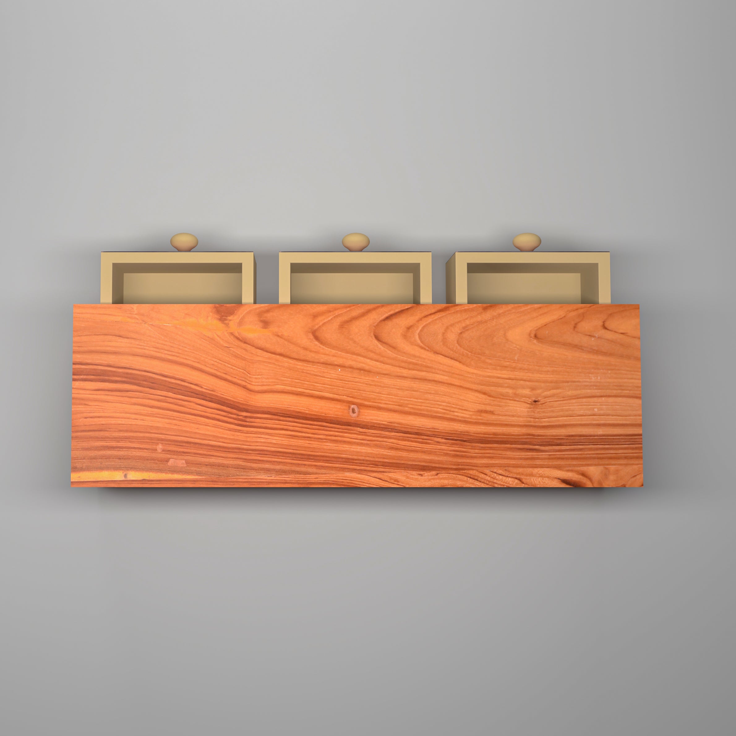 Premium Triple Drawer Wide Ceramic Organizer Desk Organizer