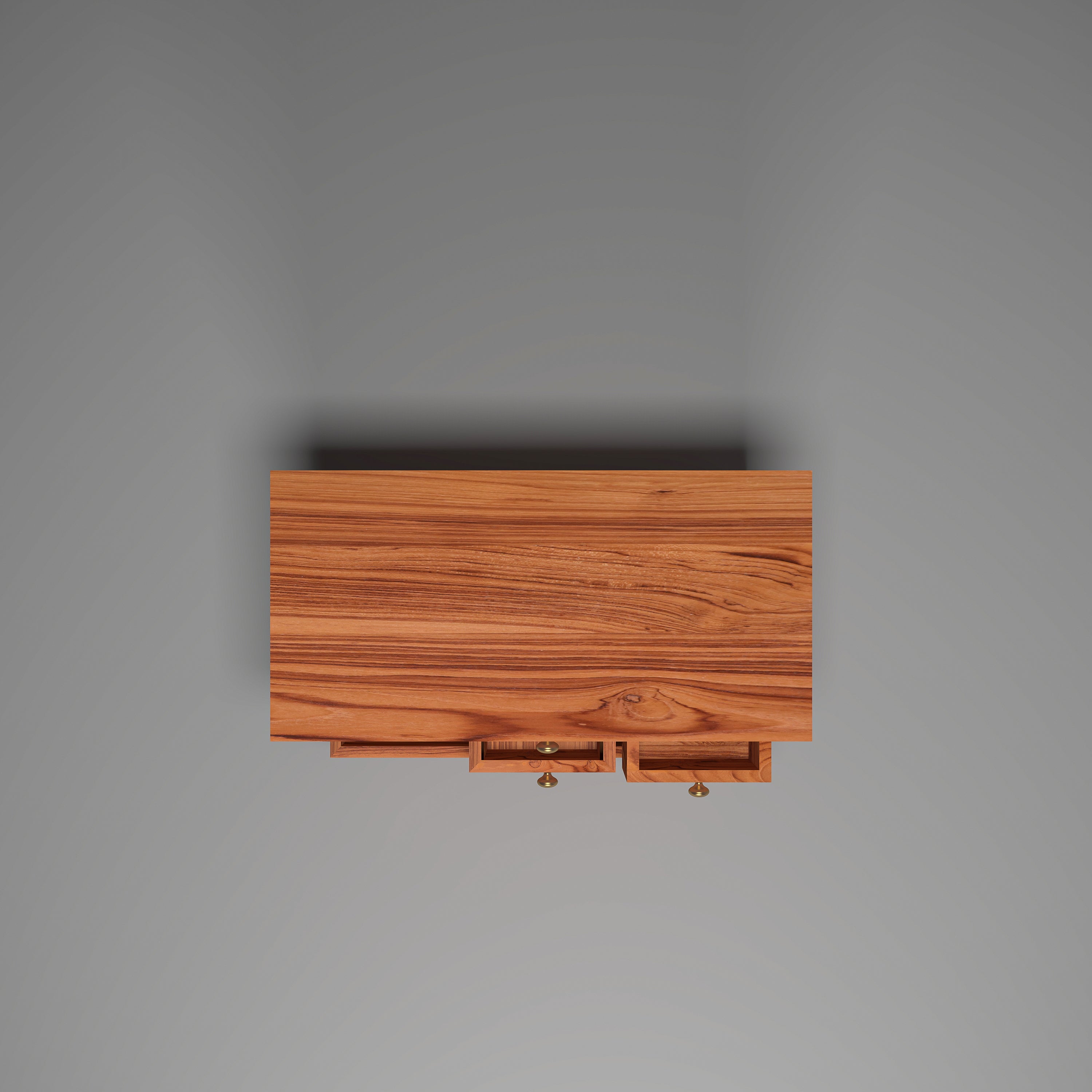 Multipurpose 5 Compartment Compact Organiser (Natural) Desk Organizer