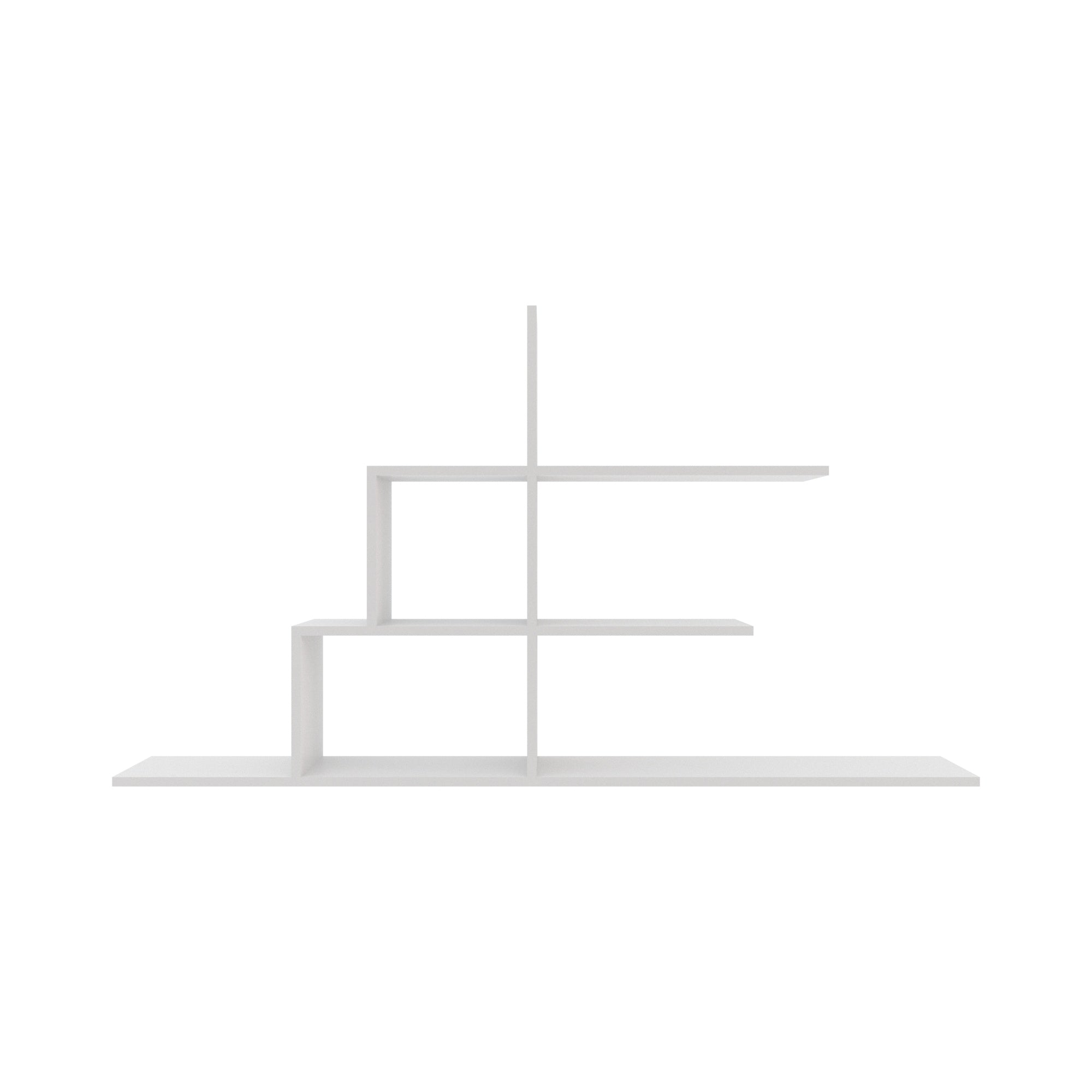 Cascading Ladder Wall Shelf - Modern Tiered Display Rack Wall Rack