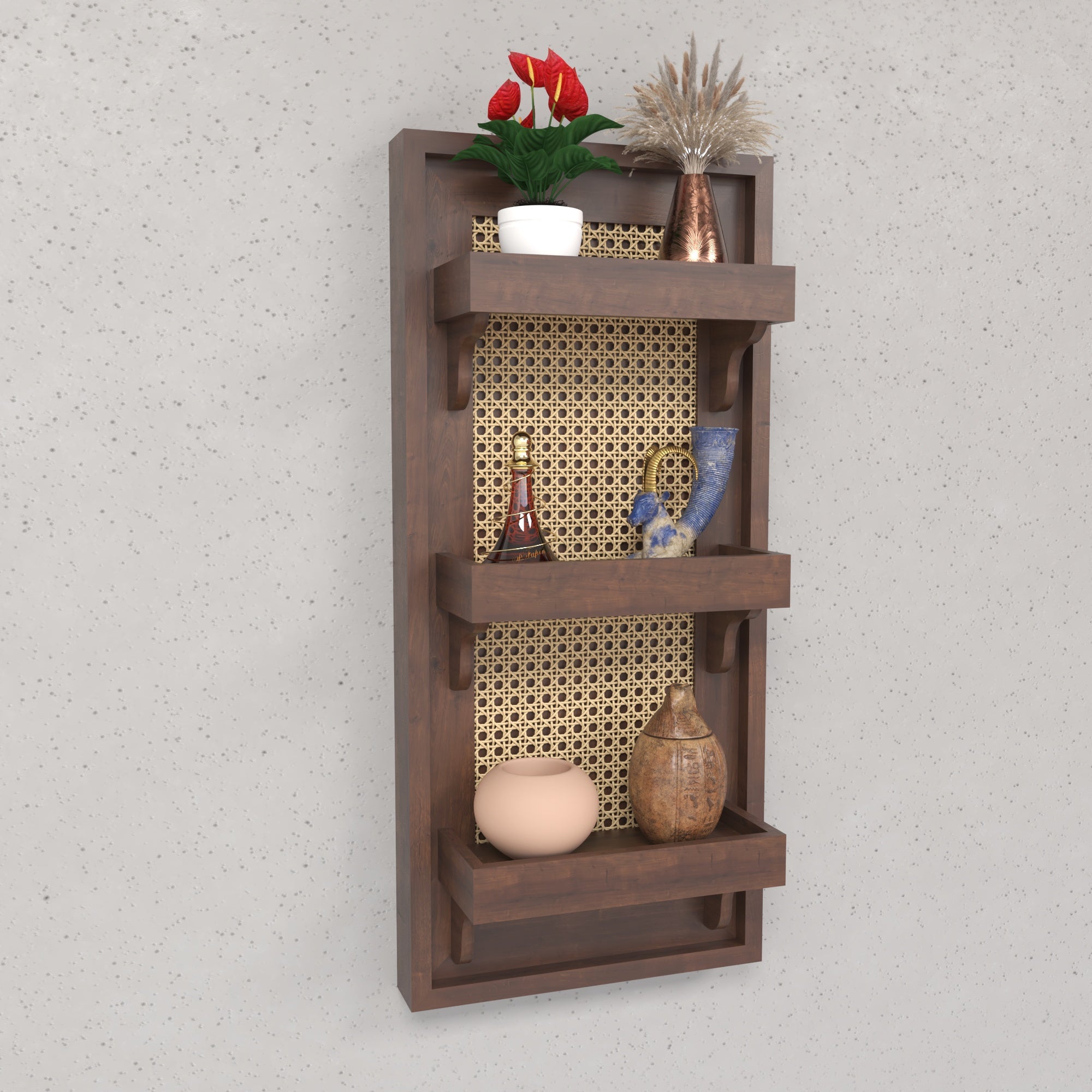 Elegant Wooden Wall Rack Wall Rack