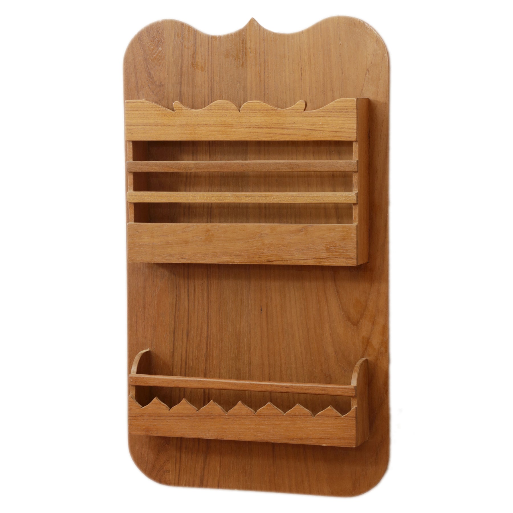 Wooden Newspaper Holder Light Natural Tone Paper Holder