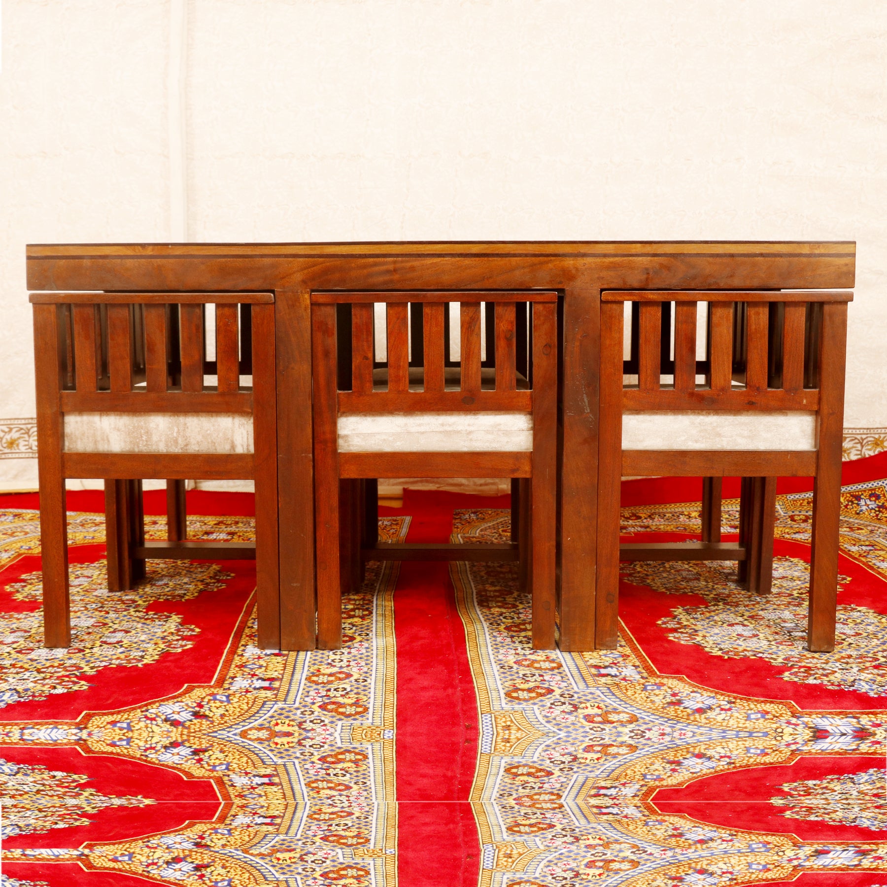 Modern Cottage Dining Set 6 Seater (60 x 39 x 30 inch) Dining Set
