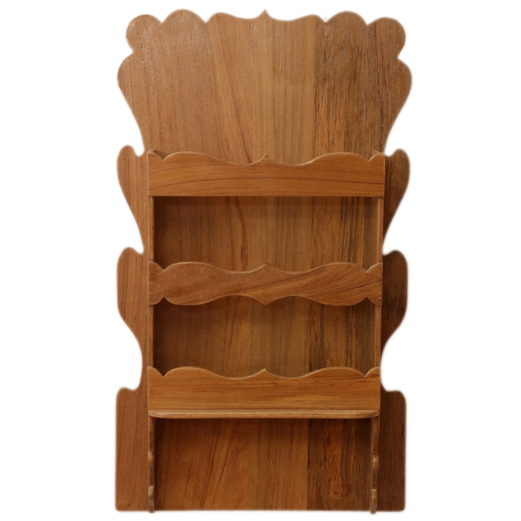 Wooden 3 Shelves Wall Hanging Paper Holder