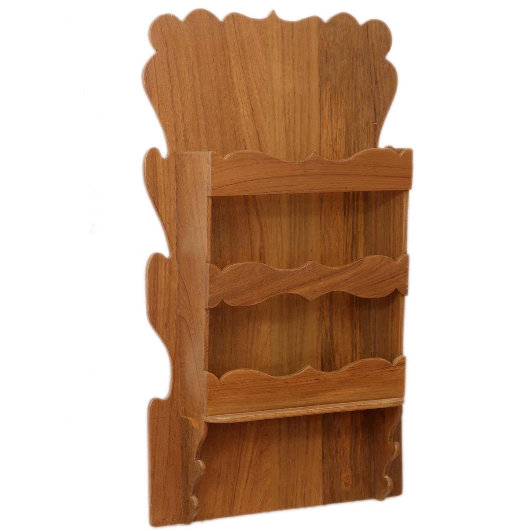 Wooden 3 Shelves Wall Hanging Paper Holder