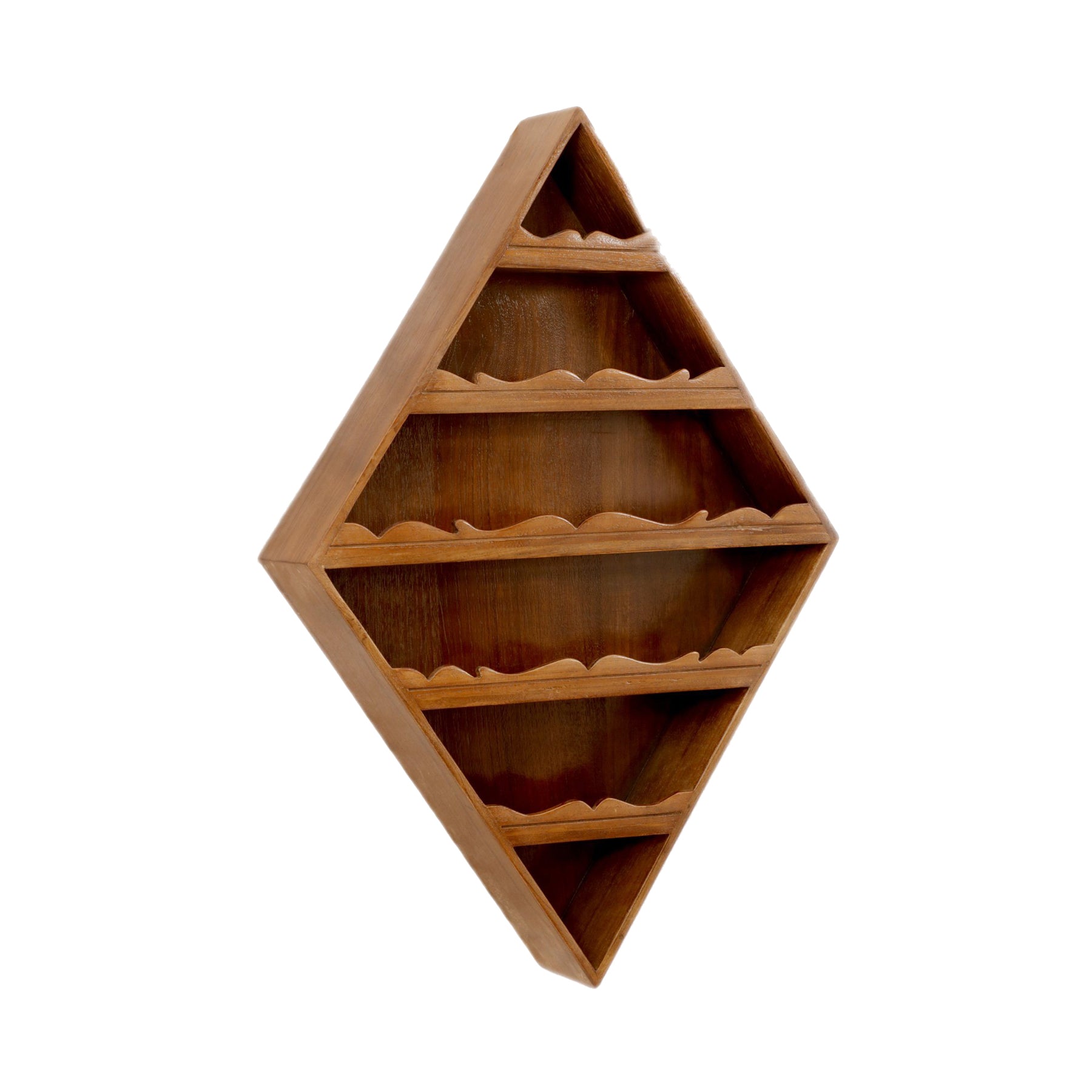 5-Shelf Kite-Shaped Wall Hanging Wall Rack