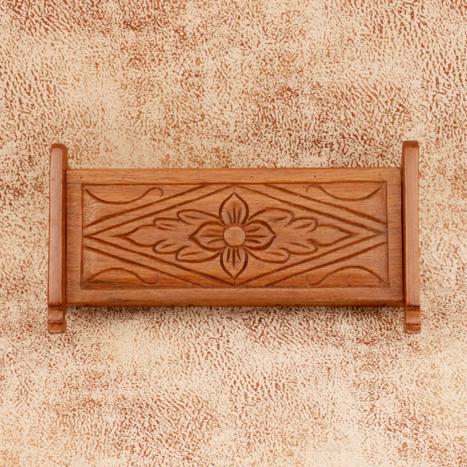 Slim Wooden Carved Box Wooden Box