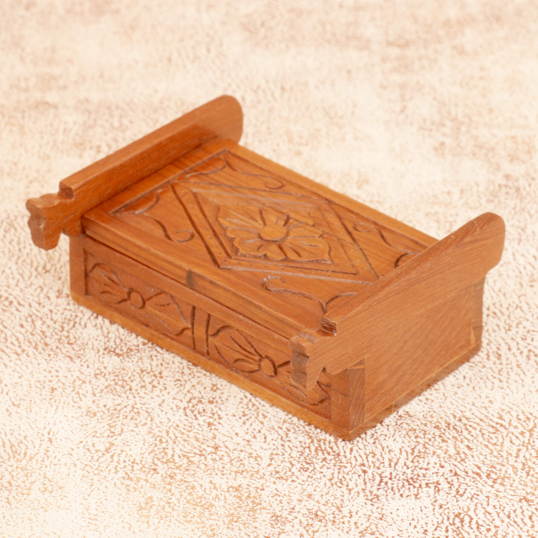 Wood Carved Box Wooden Box