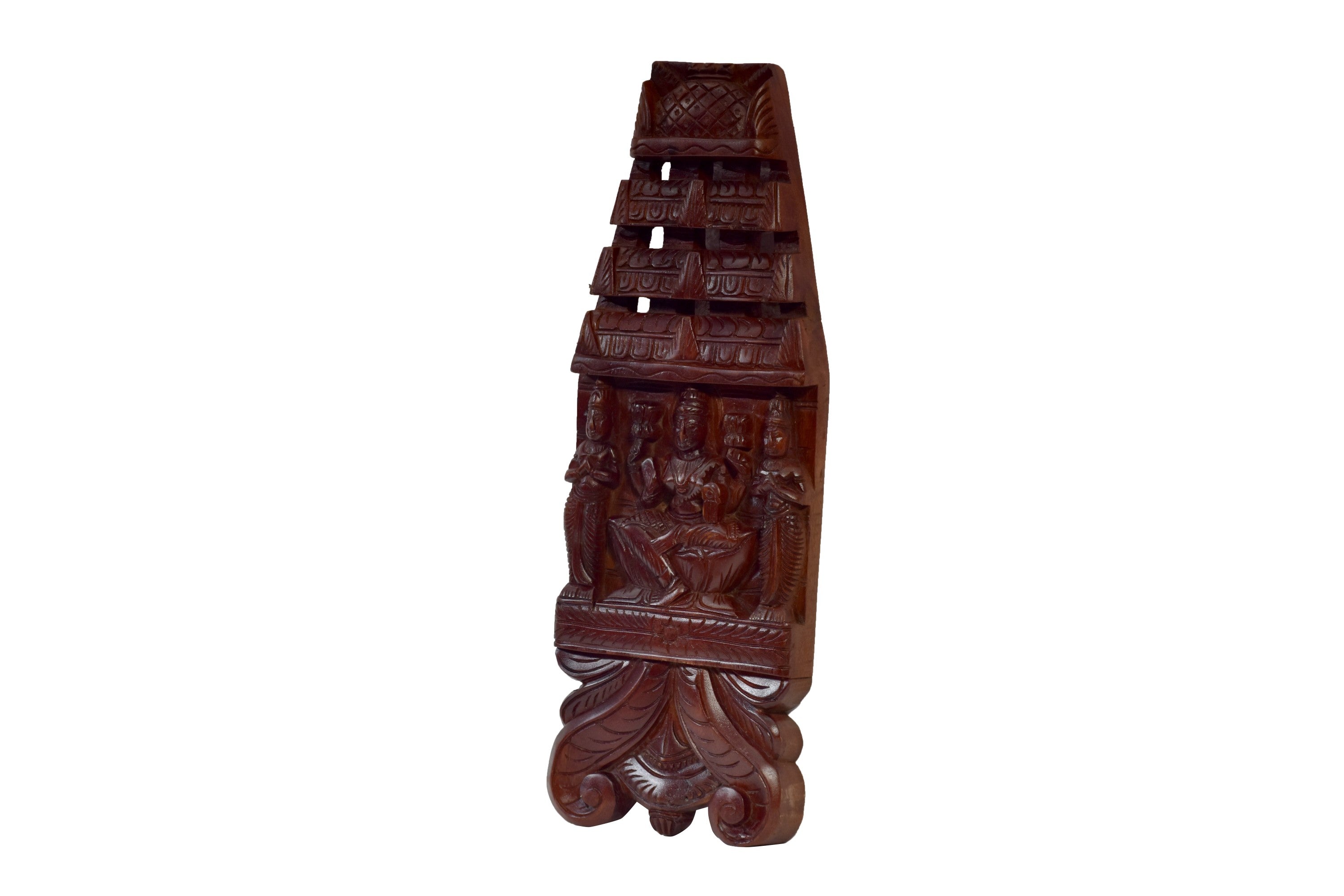 Wooden Carved God Panel Traditional Décor