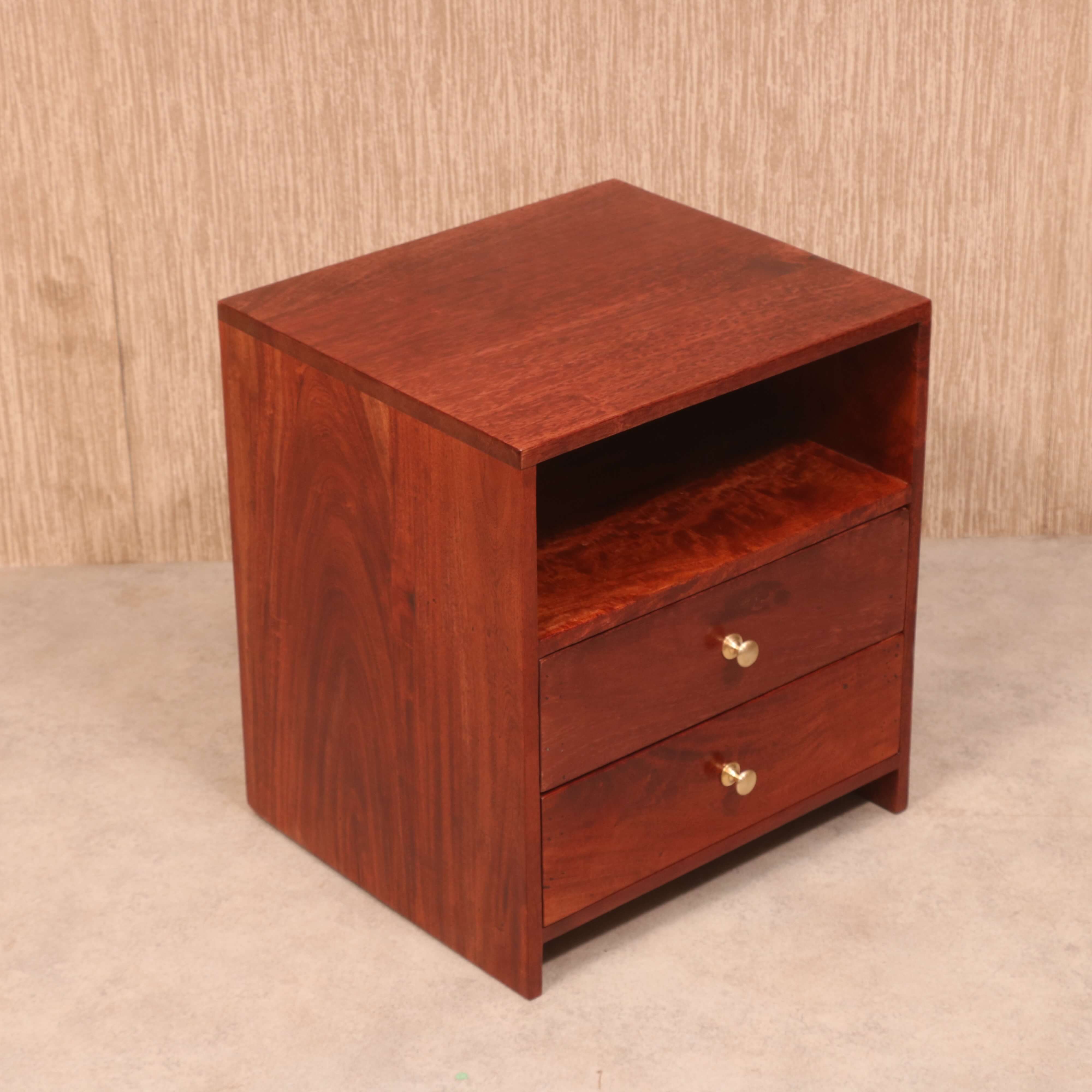 Double Storage Bedside Table Bedside