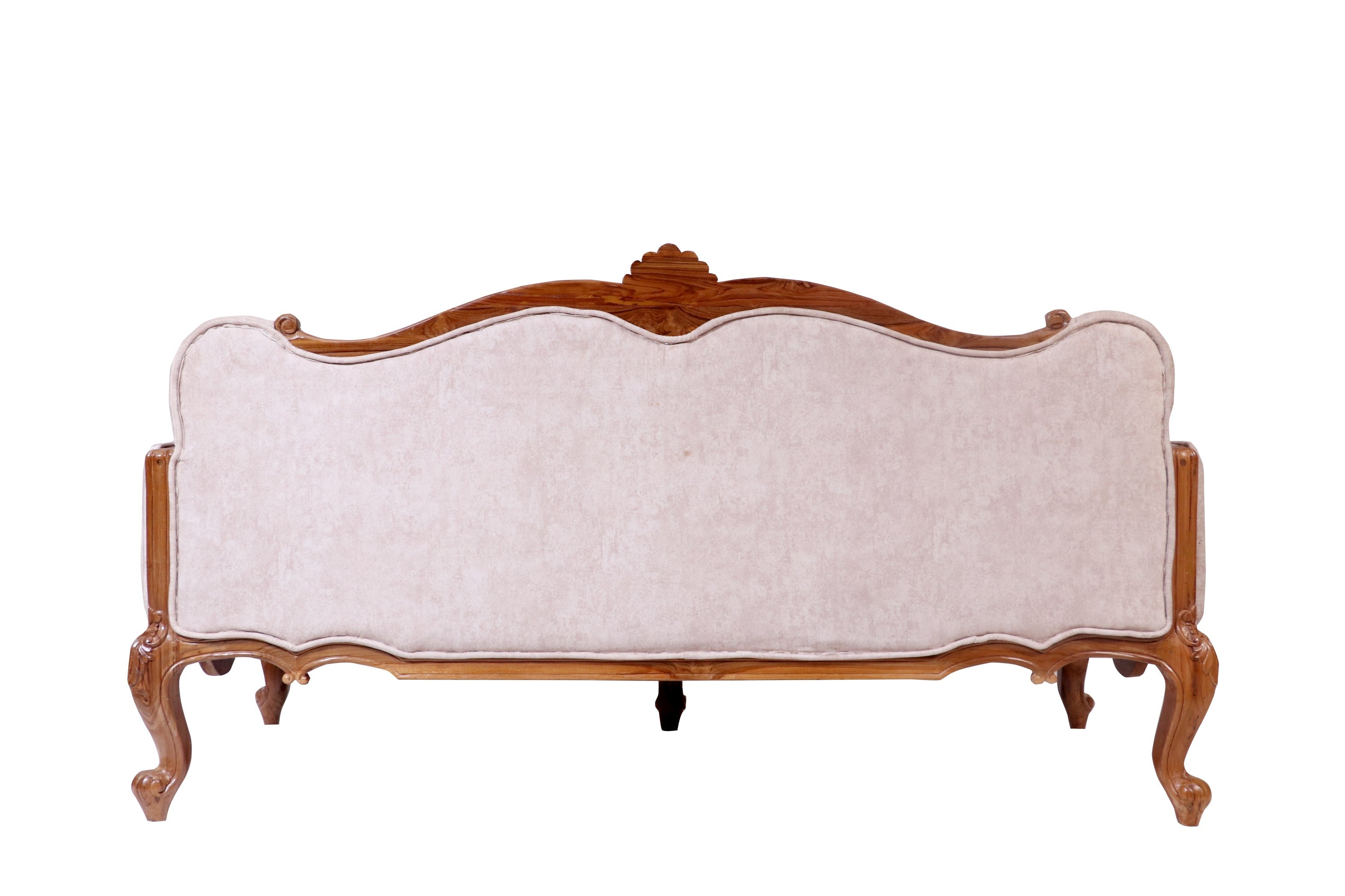 Classical 2 Seater vive la france concept teak wood sofa Sofa