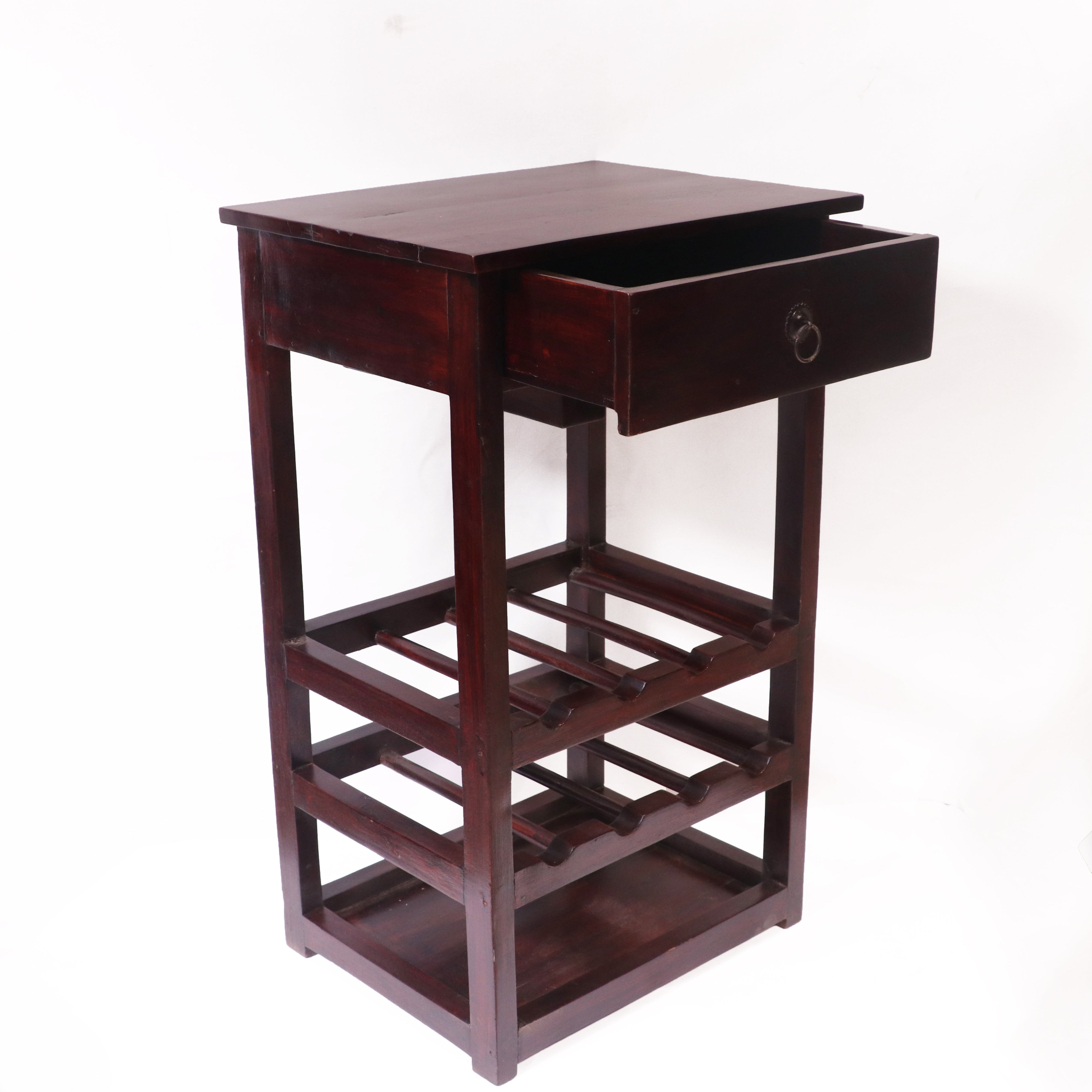 All in one Sturdy Solid wood bar rack Bar Rack