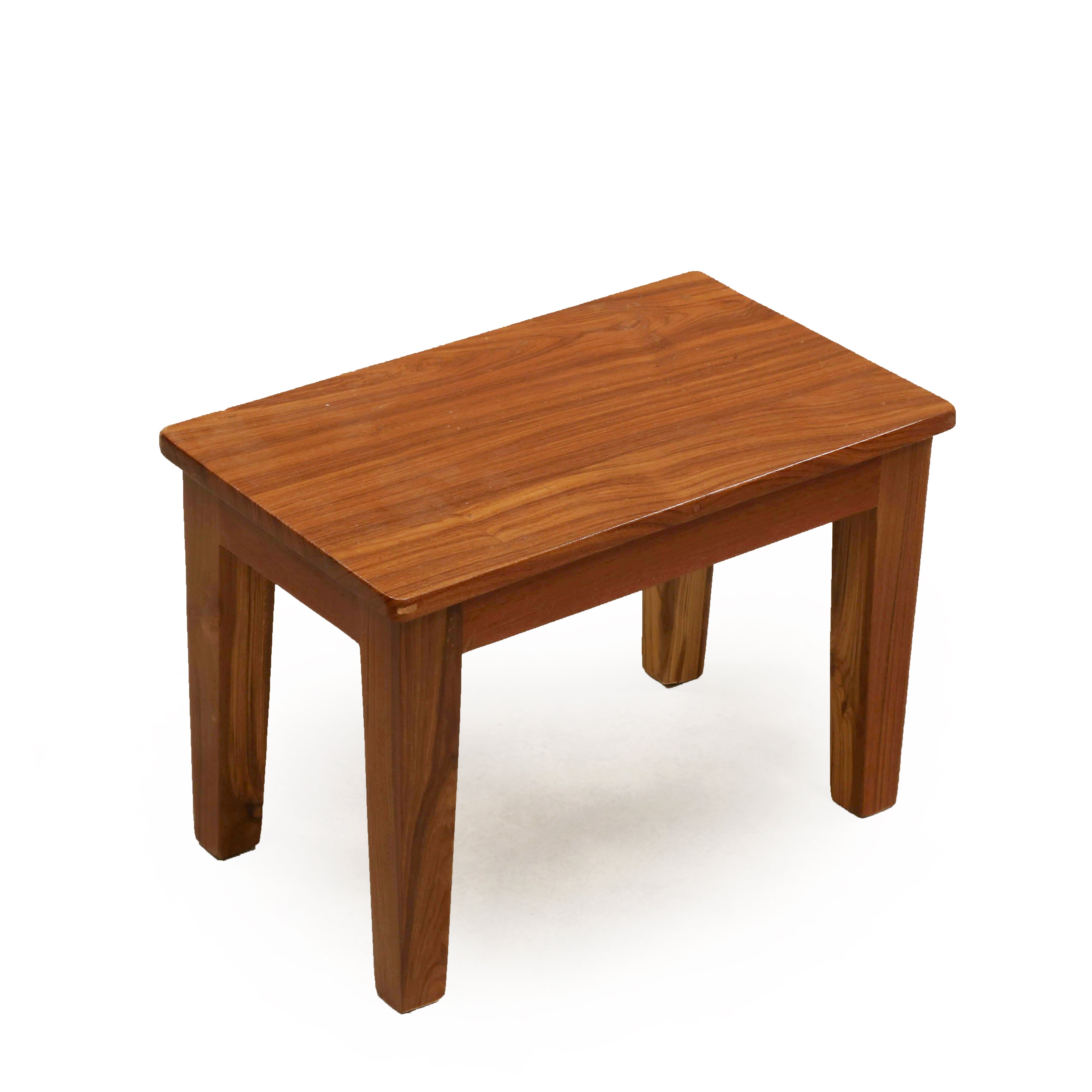 Quaint Wooden Bajot Table Bajot
