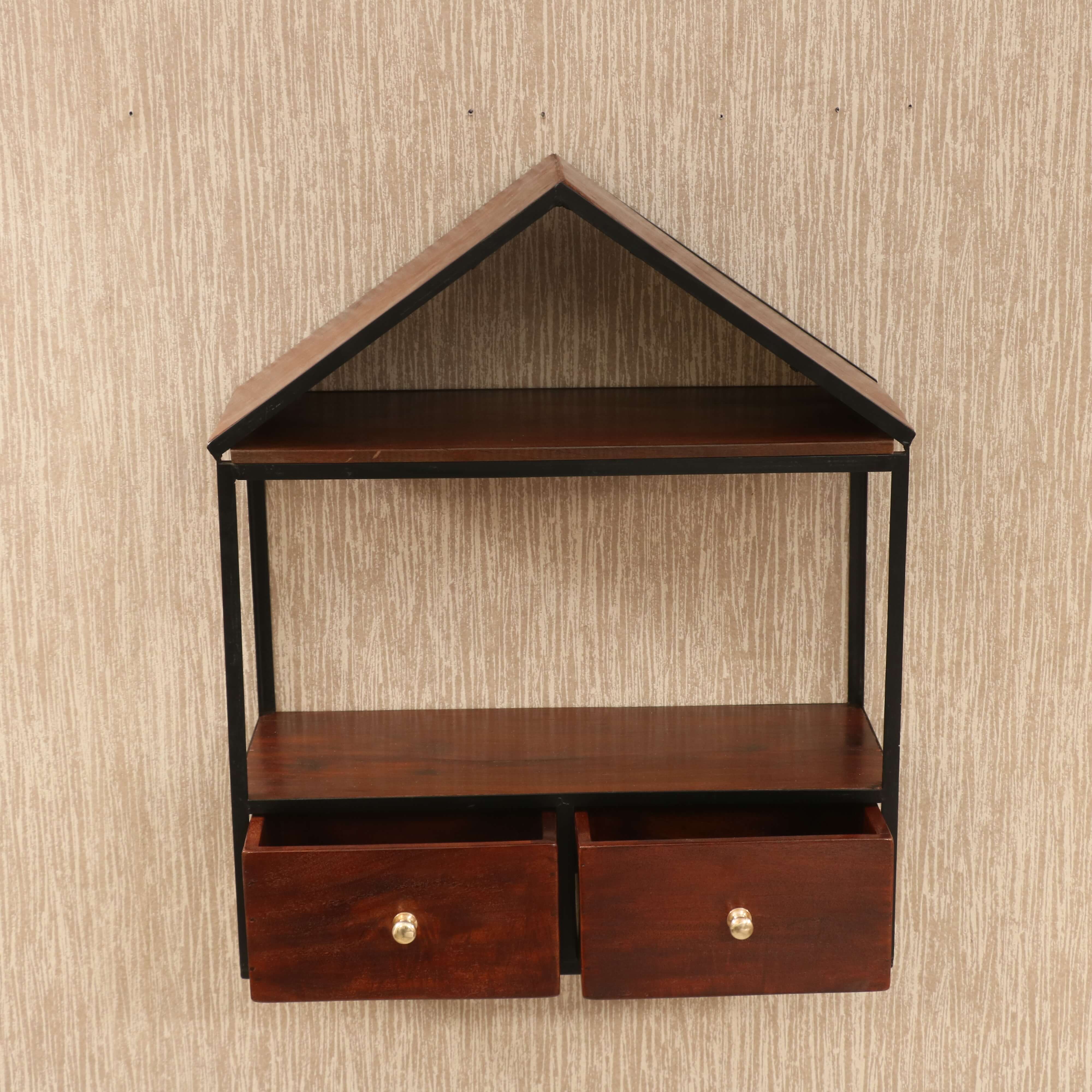 Home Shaped Shelving Unit Wall Rack
