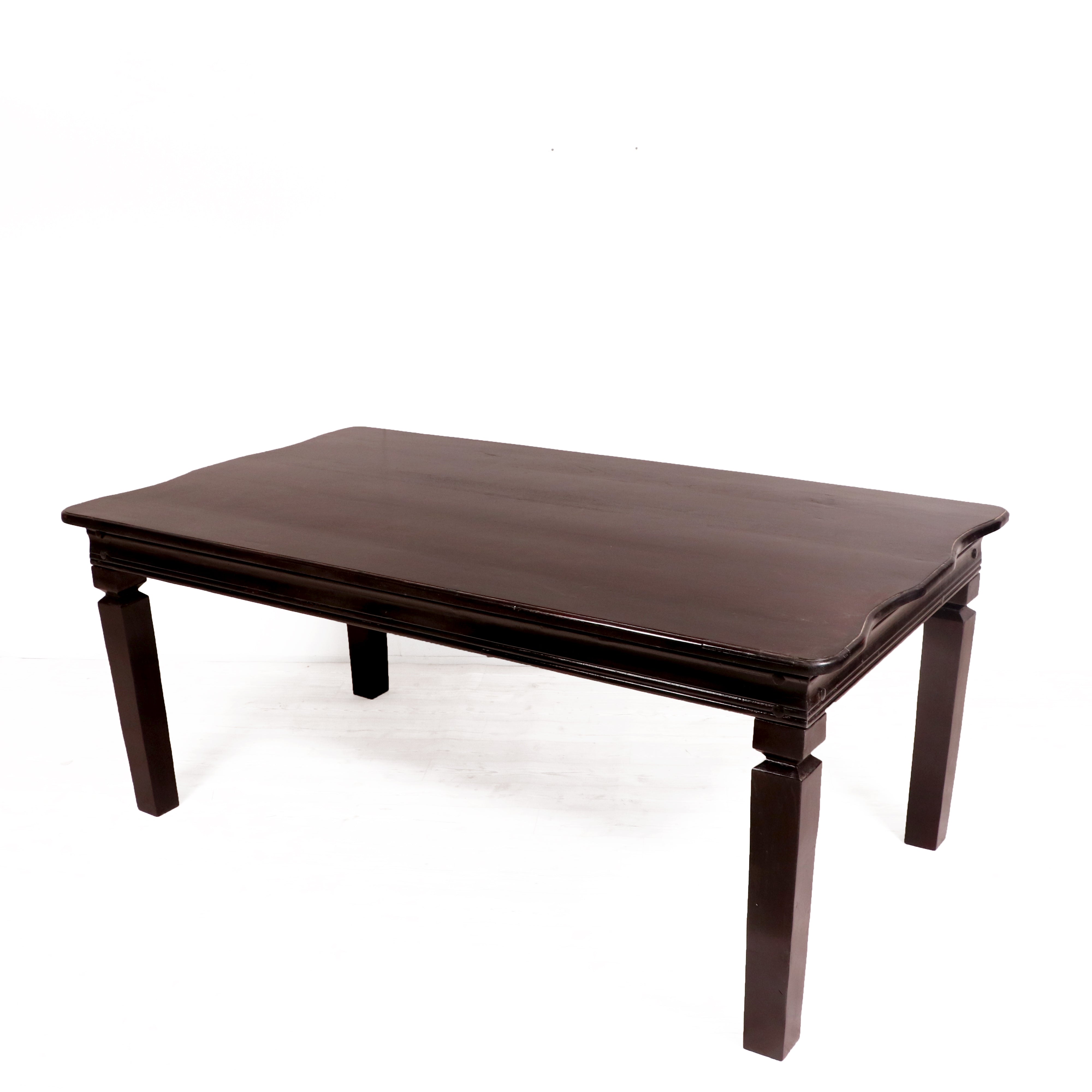 Classic Cane chairs with Modern Dining table 6 Seater Set Dining Set