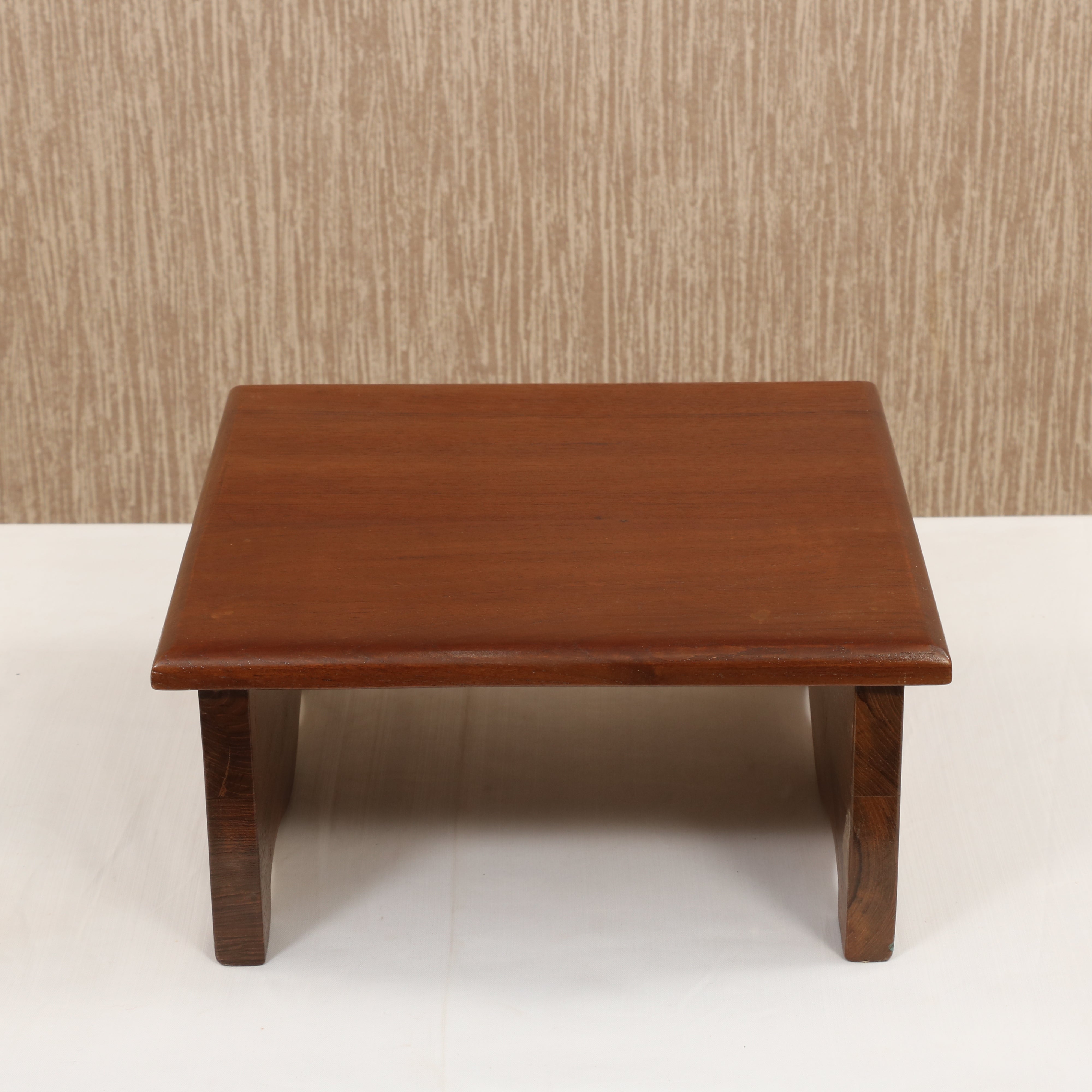 Stylish compact multipurpose teak Wooden Bajot Bajot