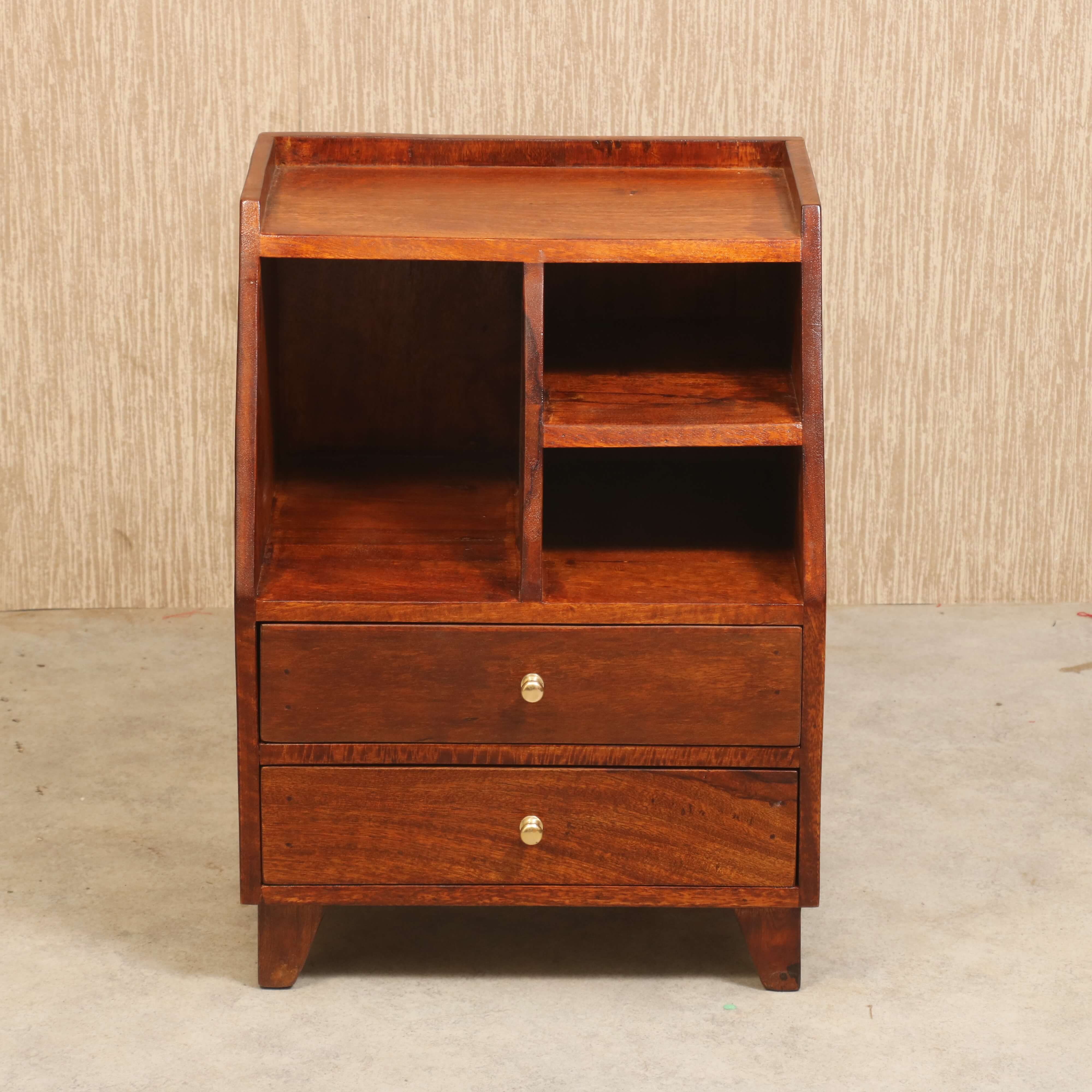 Futuristic 2-Drawer Bedside Unit Bedside