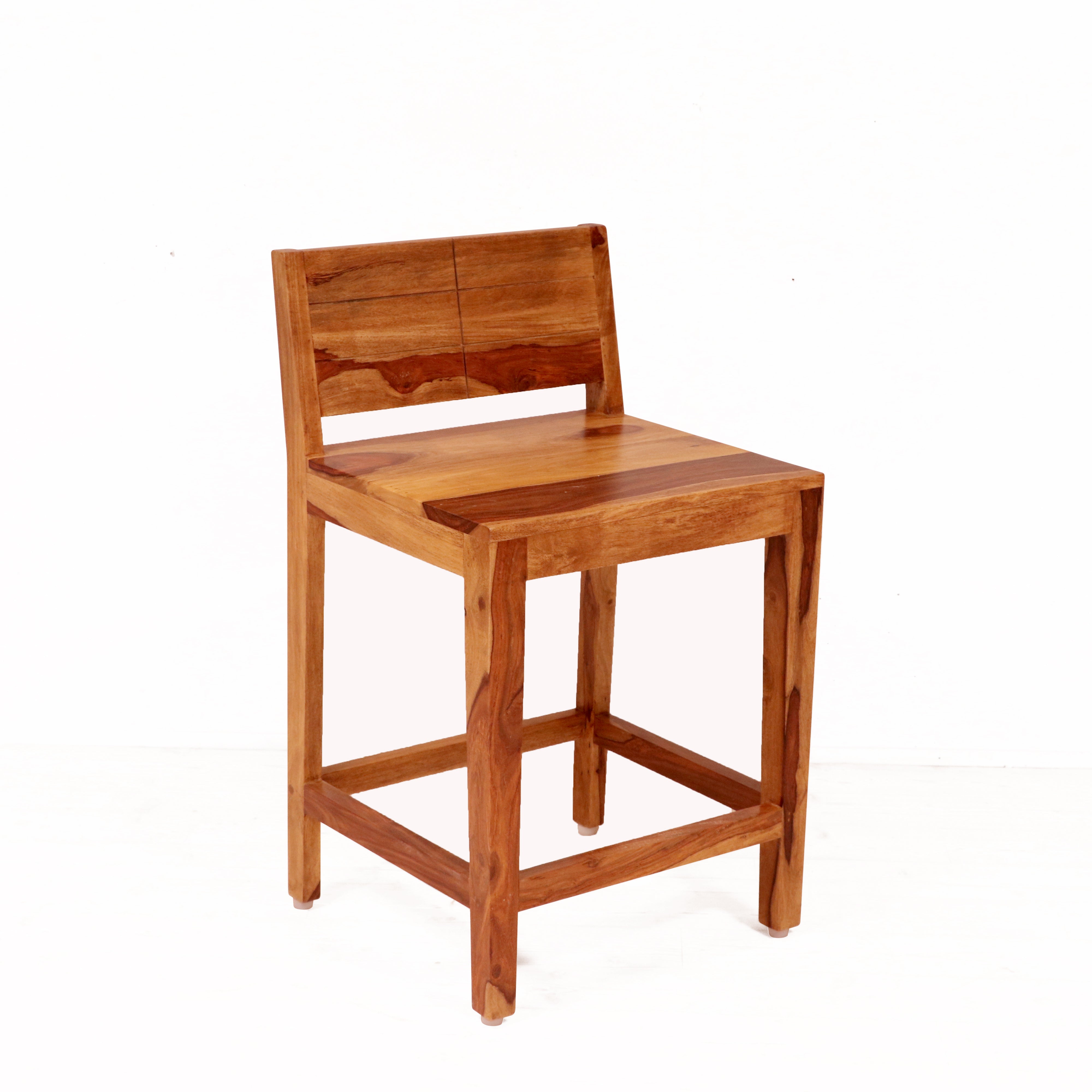 Classical Sheesham Glorious Handmade Wooden Bar Chair Bar Stool