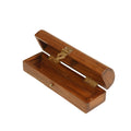 Brass Latch Pencil Case Wooden Box