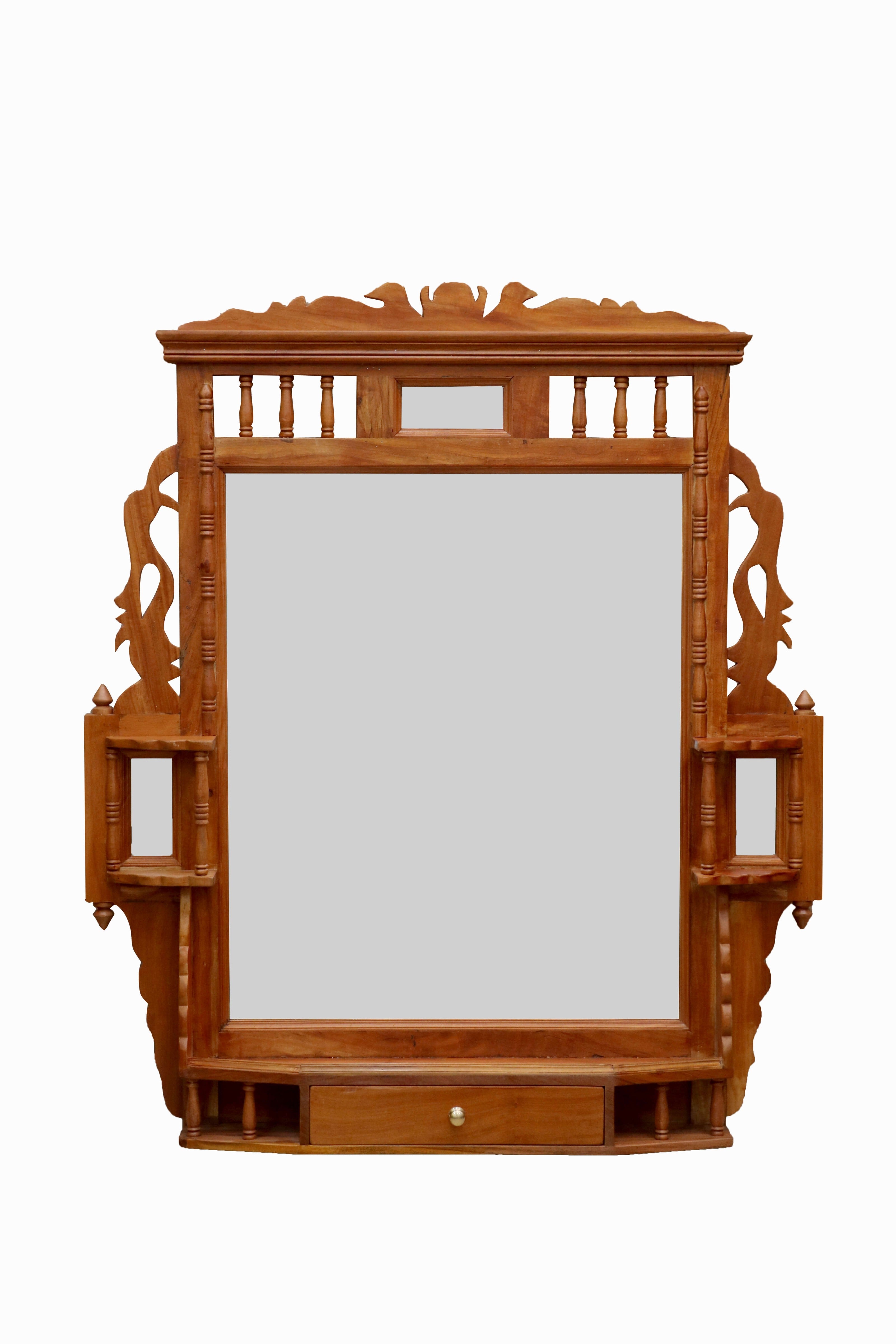 Mur-de-couverture Wooden Mirror Mirror