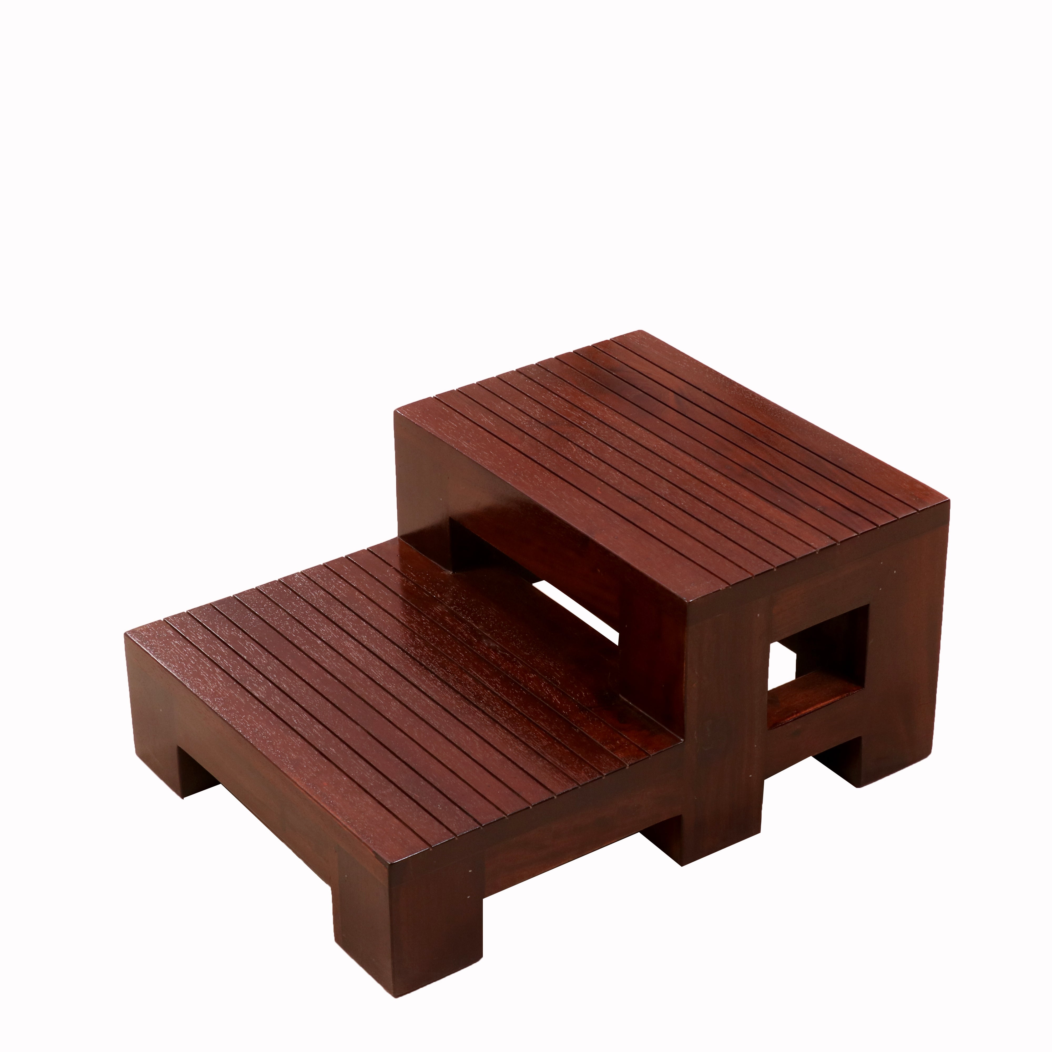 Solid Striped Step Stool Stool