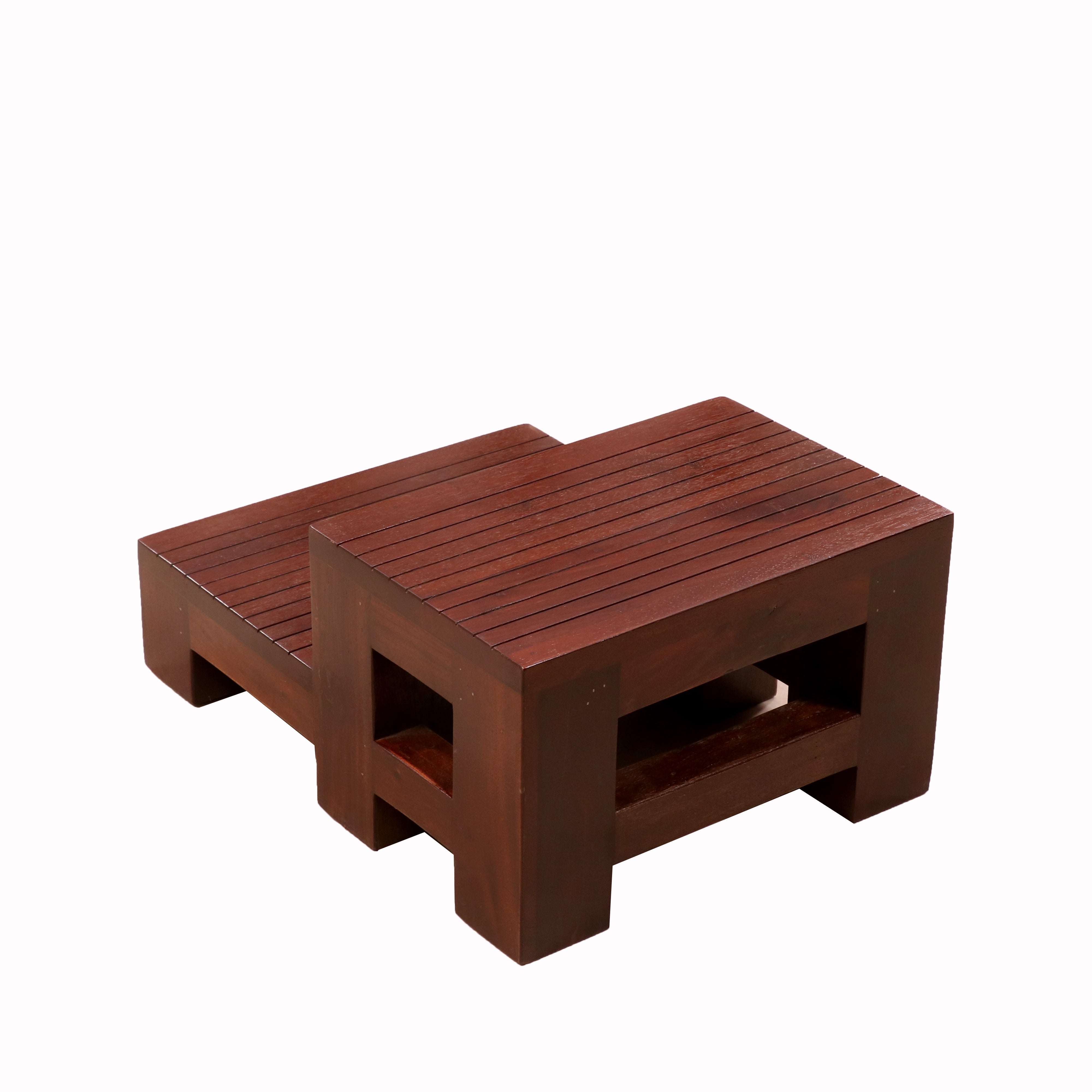 Solid Striped Step Stool Stool