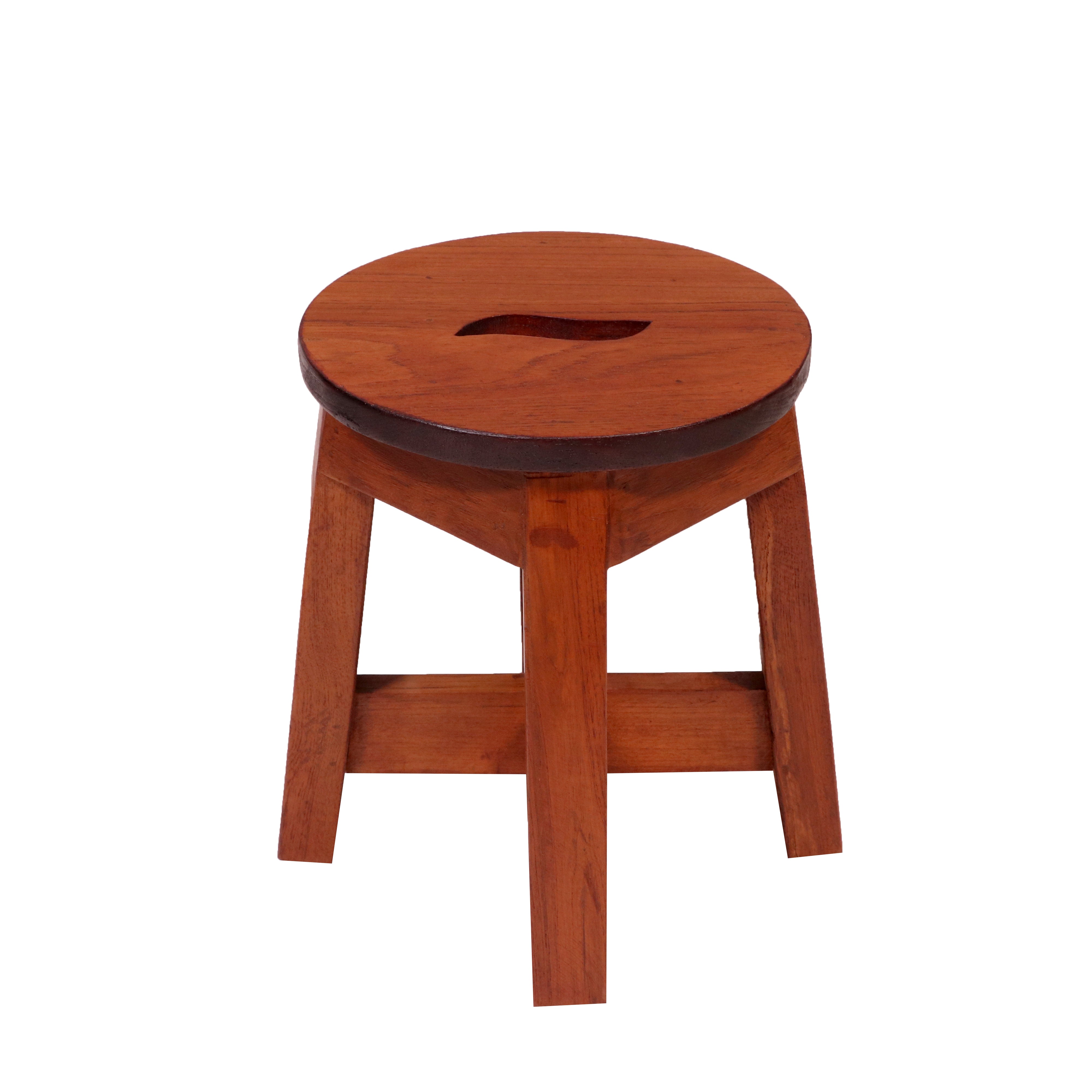 Solid teak Round Stool Small (10 x 10 x 12) Stool