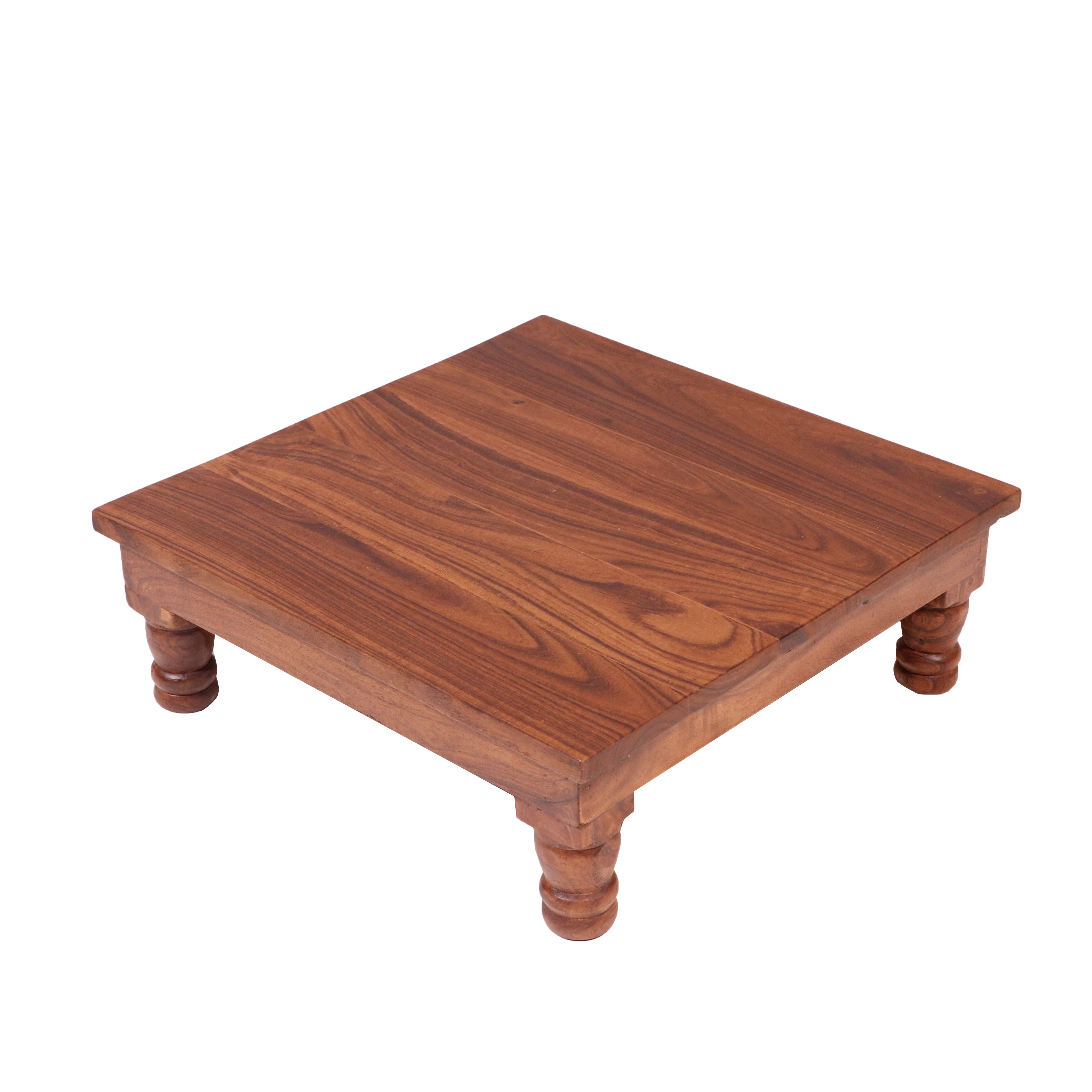 Natural grainy compact teak wood bajot Bajot