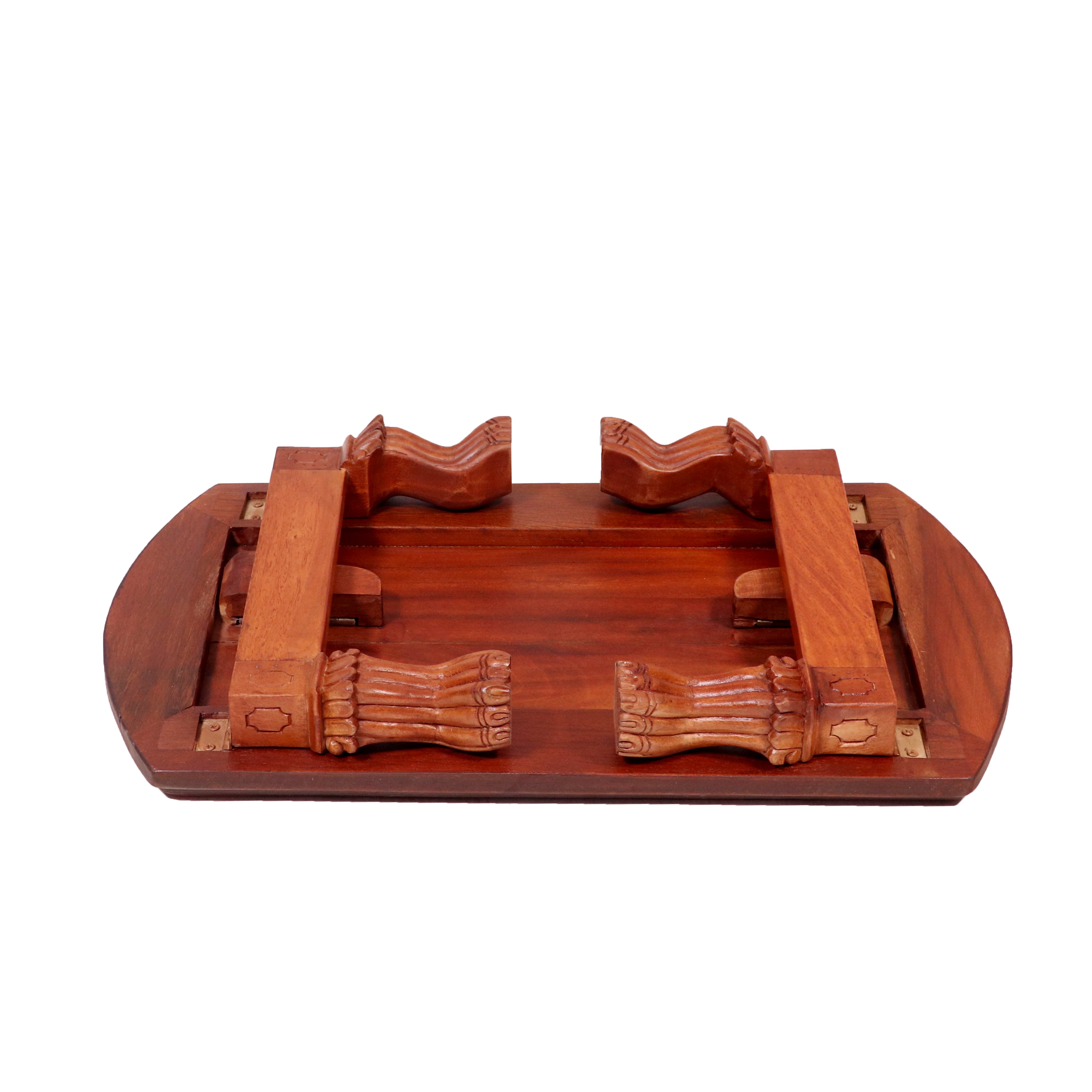 Folidng solid wood curvy design bajot Bajot