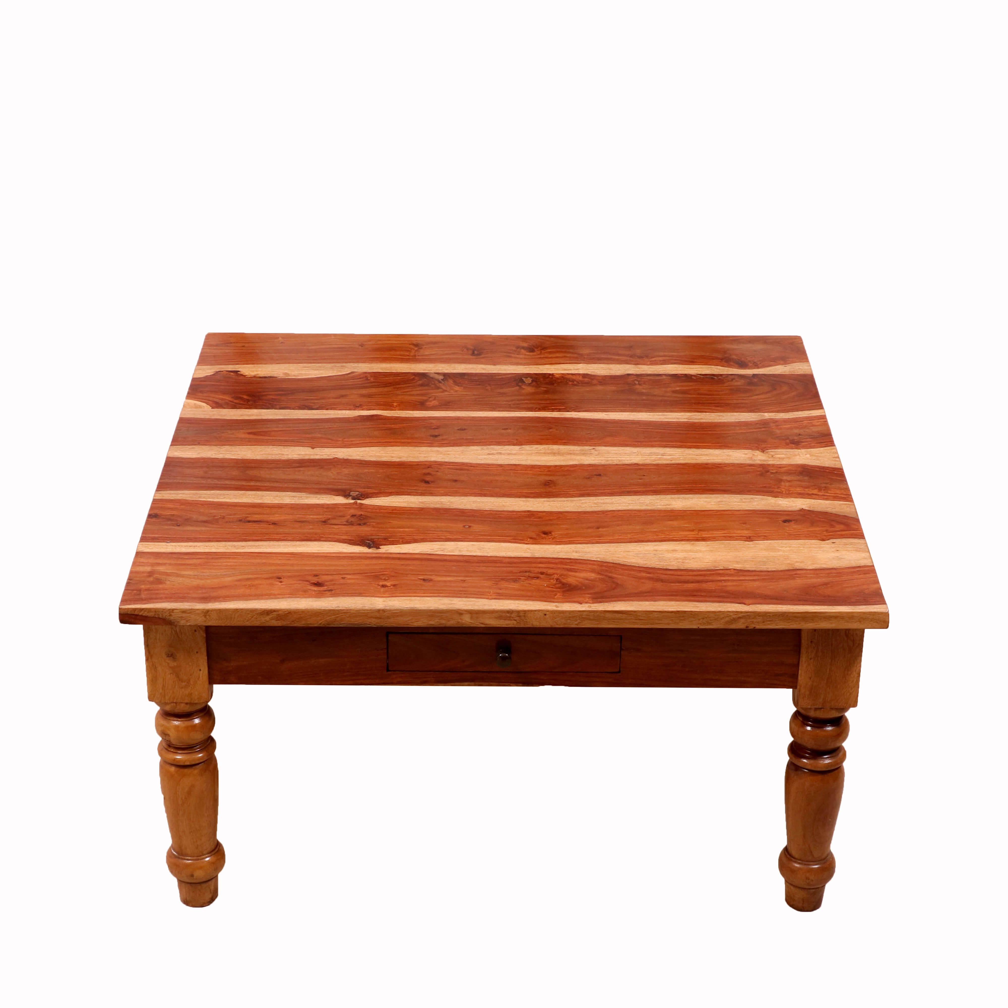 Honey polish Natural Striped Folding Coffee Table Coffee Table