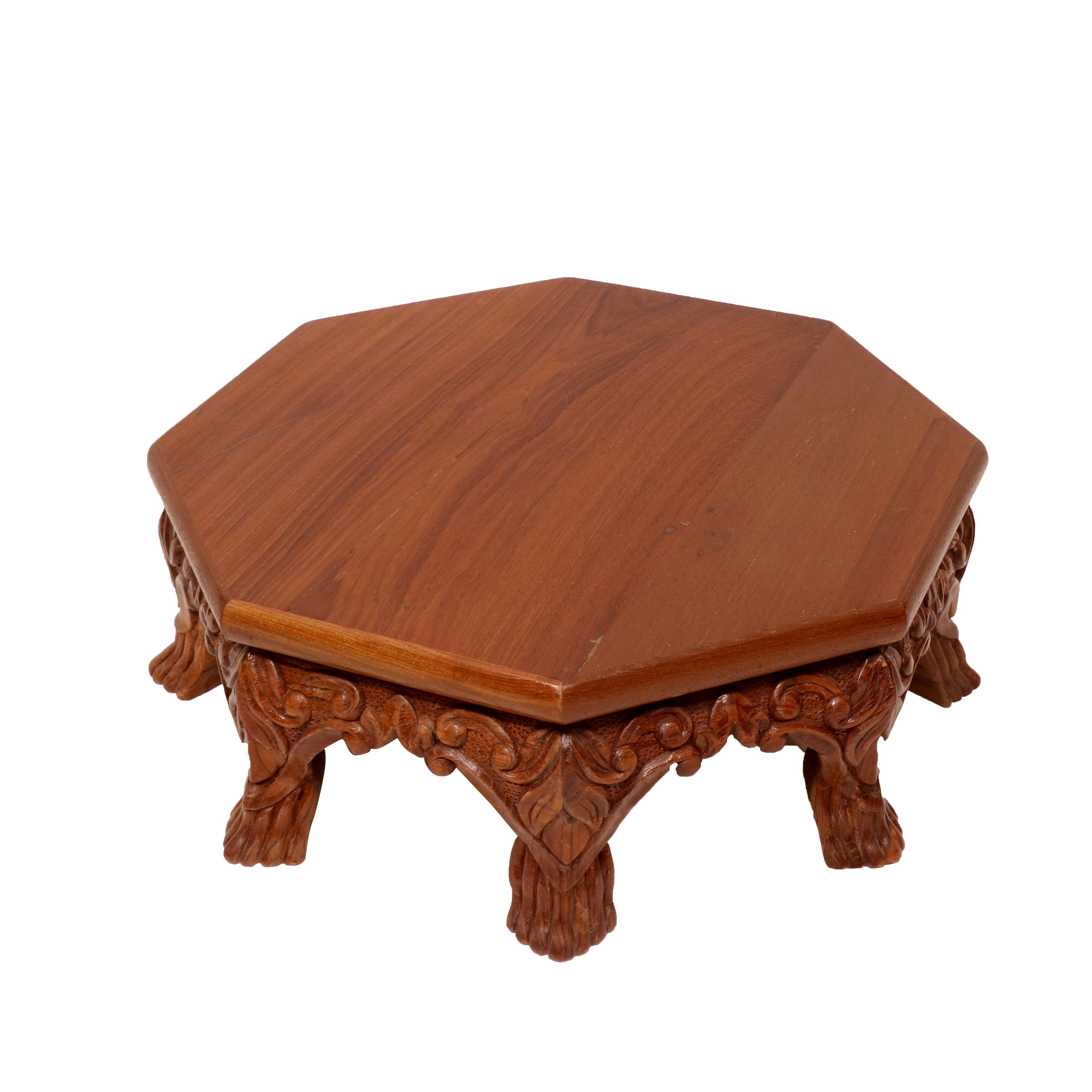 Sath Traditional Wooden Octagonal Bajot Bajot